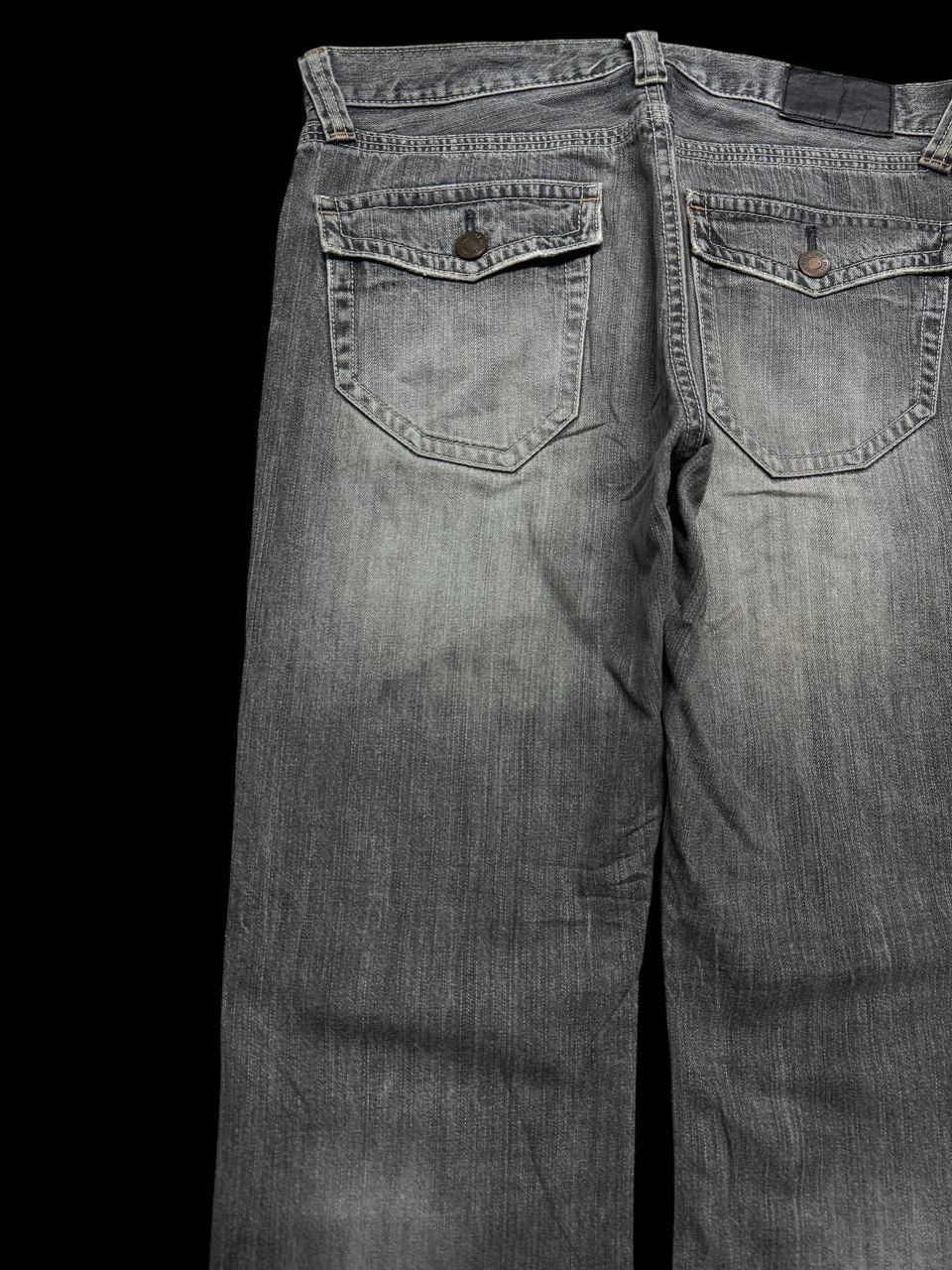Jun Takahashi 💥Flare💥90’s Style Uniqlo Regular Fit Bootcut Sand Wash Size US 33 - 14 Thumbnail