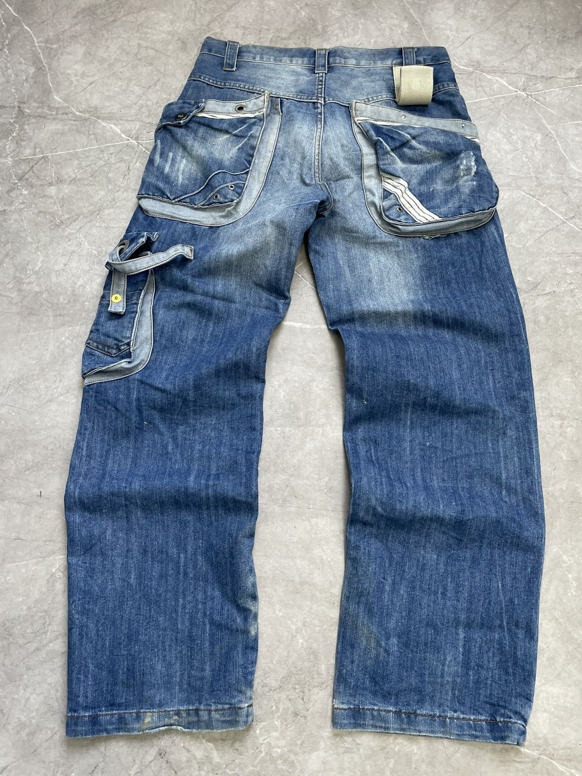 G-Star Baggy Multipocket cargo jeans 90s hype junya Watanabe style Size US 31 - 9 Thumbnail