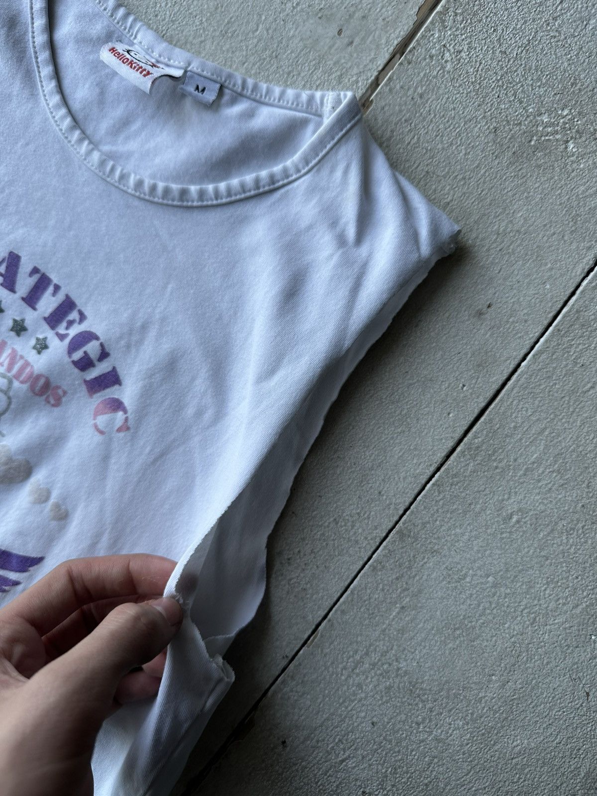 Other 🚨VNTG HELLO KITTY AVANT-GARDE TEE LOGO Y2k OPIUM TANK Size M / US 6-8 / IT 42-44 - 5 Thumbnail
