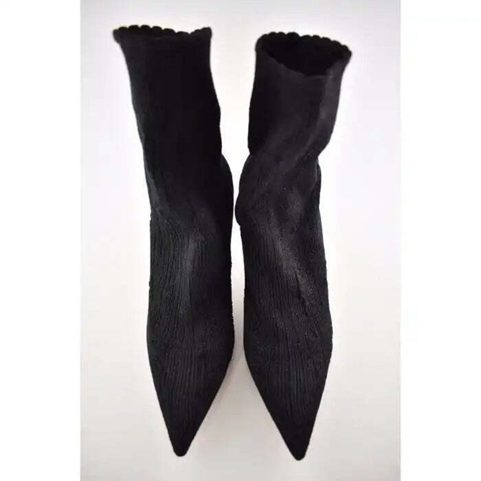 Christian Louboutin Christian Louboutin Sandrine 80 Black Stretch Sock Kitten Size US 6.5 / IT 36.5 - 7 Thumbnail