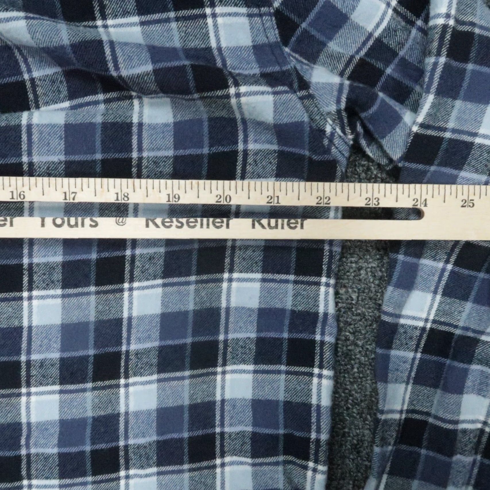 Gramicci VINTAGE Gramicci Shirt Mens XL Blue Plaid Flannel Snap Long Sleeve Button Outdoors VTG Size US XL / EU 56 / 4 - 6 Thumbnail