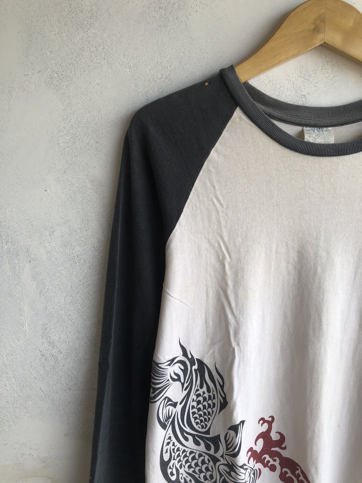 If Six Was Nine Japan Gothic Poem LongSleeve Sukajan Style Size US L / EU 52-54 / 3 - 8 Thumbnail