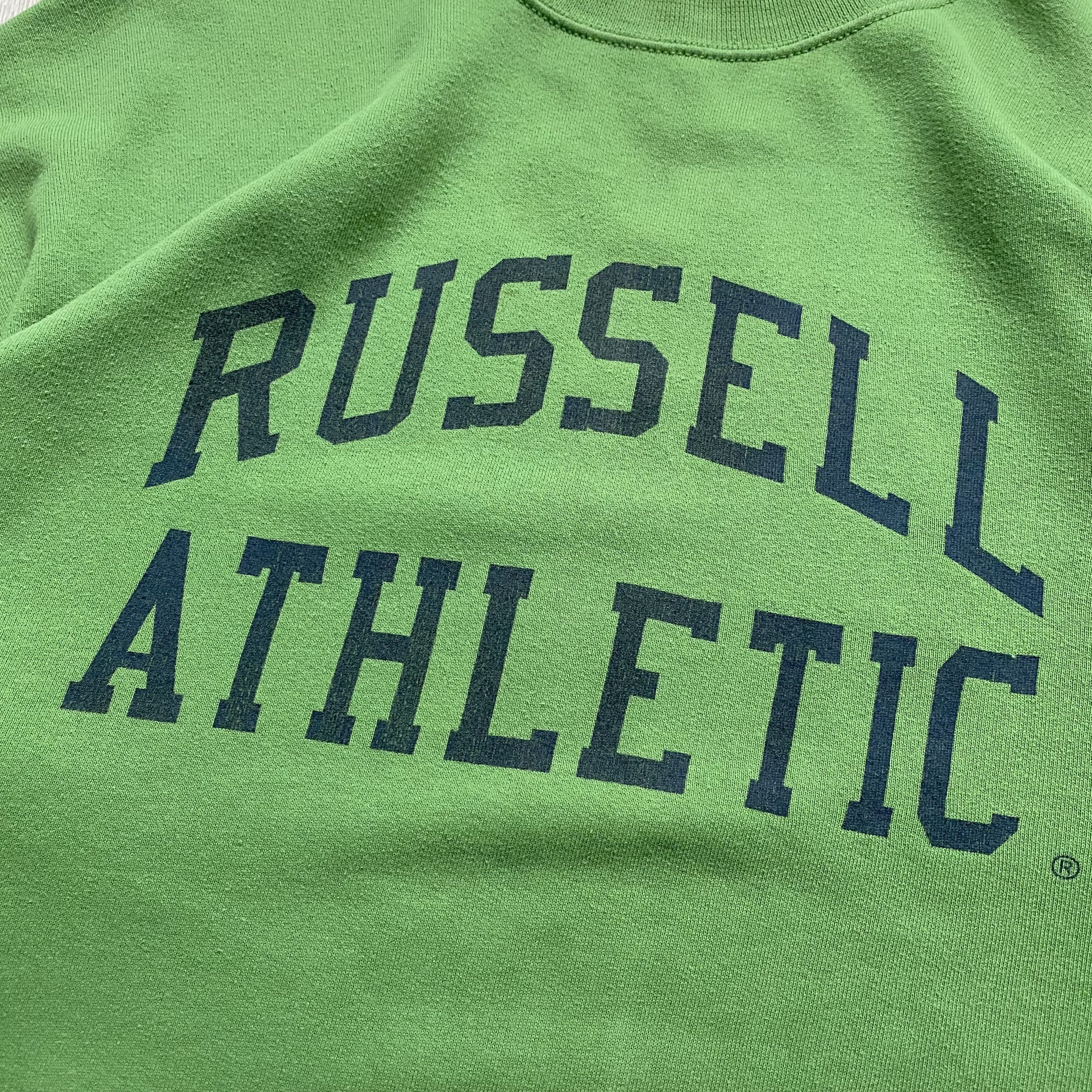 Russell Athletic 🍏 Vintage 90s RUSSELL ATHLETIC boxy sweatshirt Size US L / EU 52-54 / 3 - 5 Thumbnail