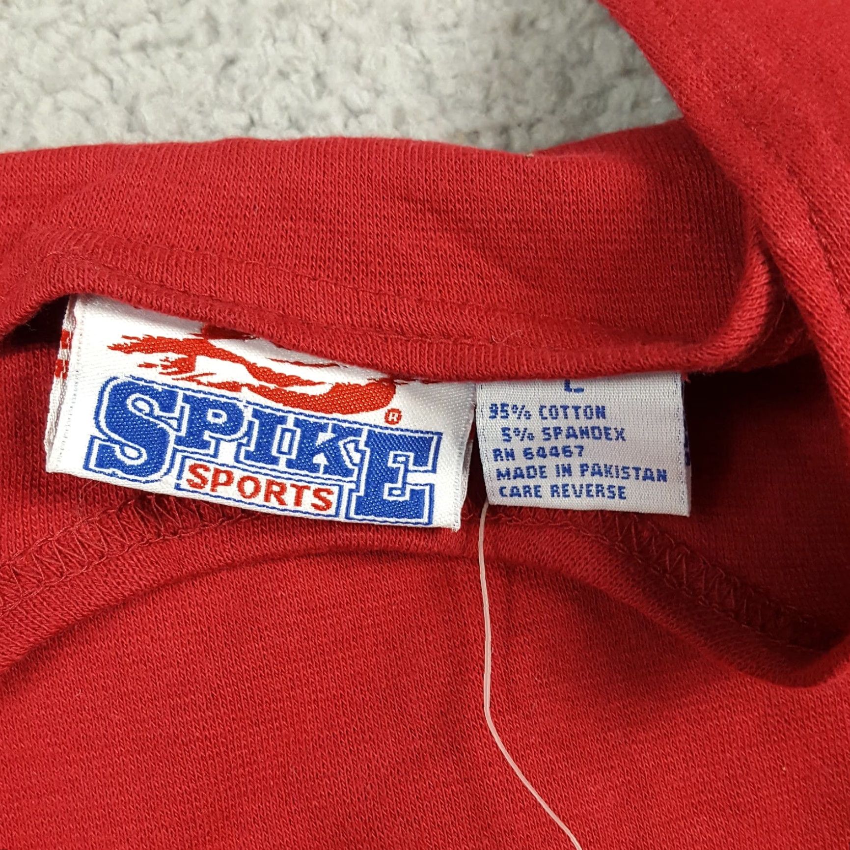 Vintage VINTAGE Spike Sports Red Athletic Gym Tank Top Women's Size Large Sleeveless Stretch 90s Sports Retro Size L / US 10 / IT 46 - 4 Thumbnail