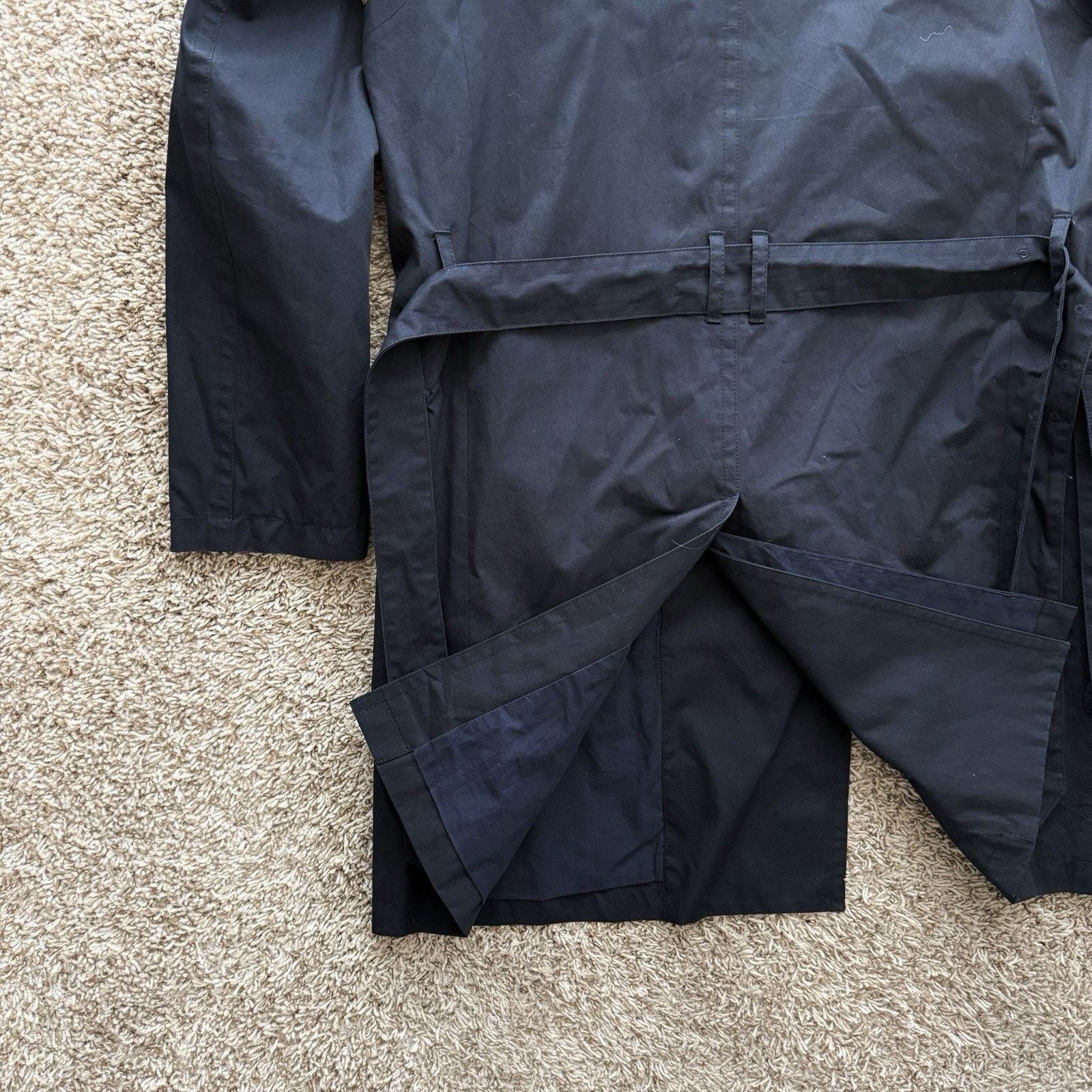 Paul Smith Paul Smith London Trench Coat Navy Belted Double Breasted Size US M / EU 48-50 / 2 - 10 Thumbnail