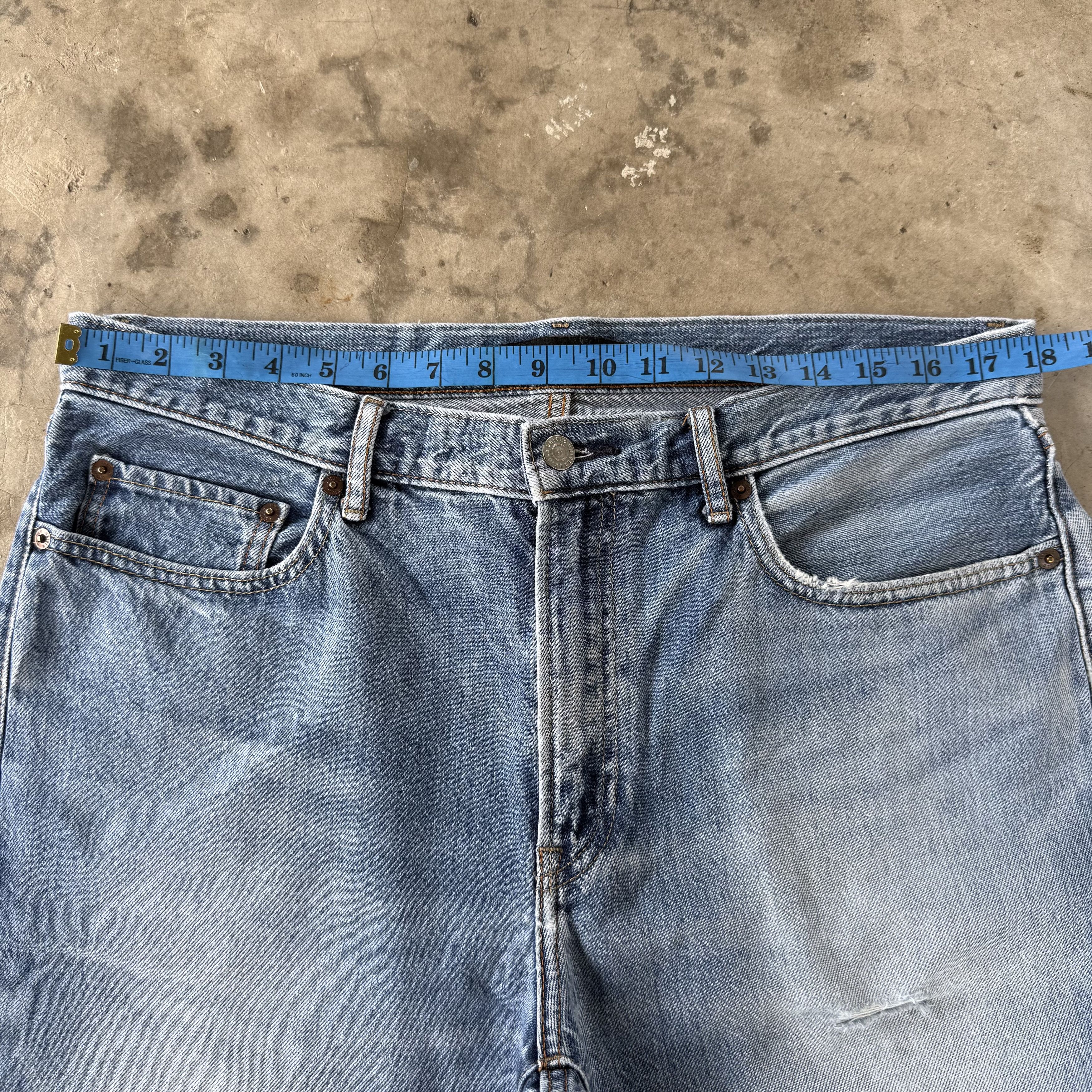 Japanese Brand Vintage Japan Denim Faded Mud wash Jean W36 Size US 36 / EU 52 - 5 Thumbnail