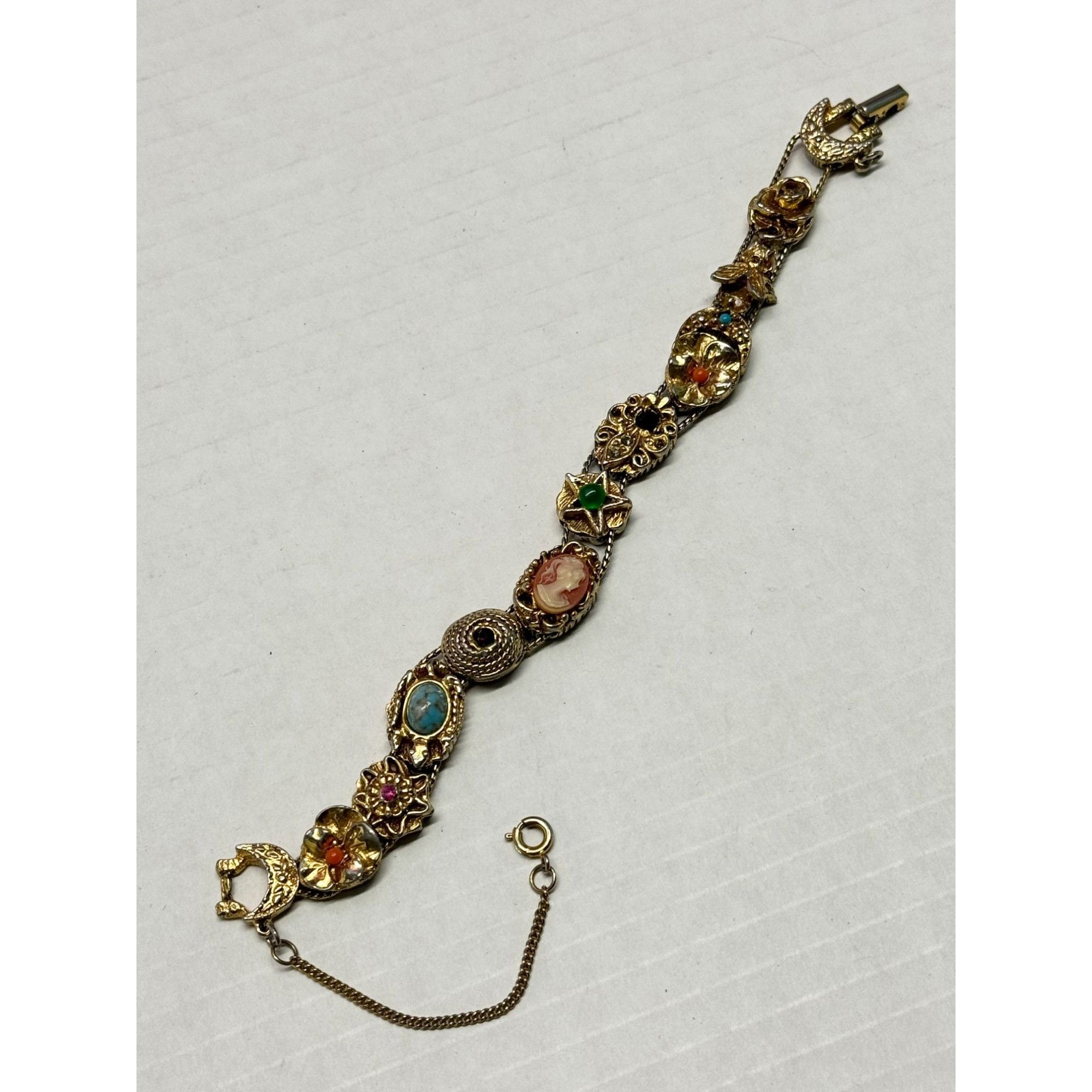 Vintage Vintage jeweled slide bracelet Size ONE SIZE - 7 Thumbnail
