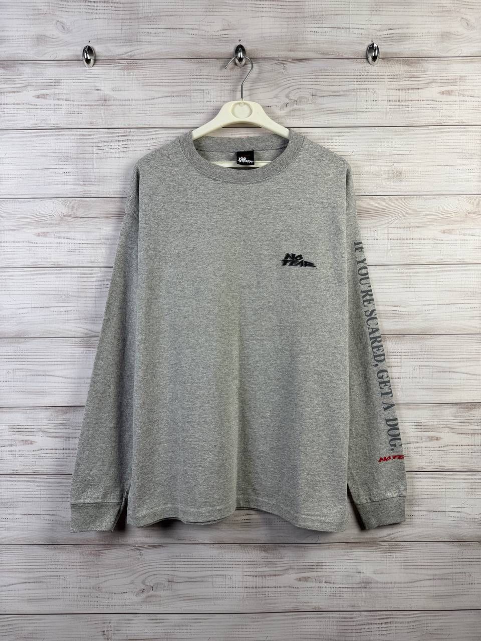 No Fear Vintage Y2K No Fear Longsleeve Graphic Tee Dog Size US M / EU 48-50 / 2 - 2 Thumbnail