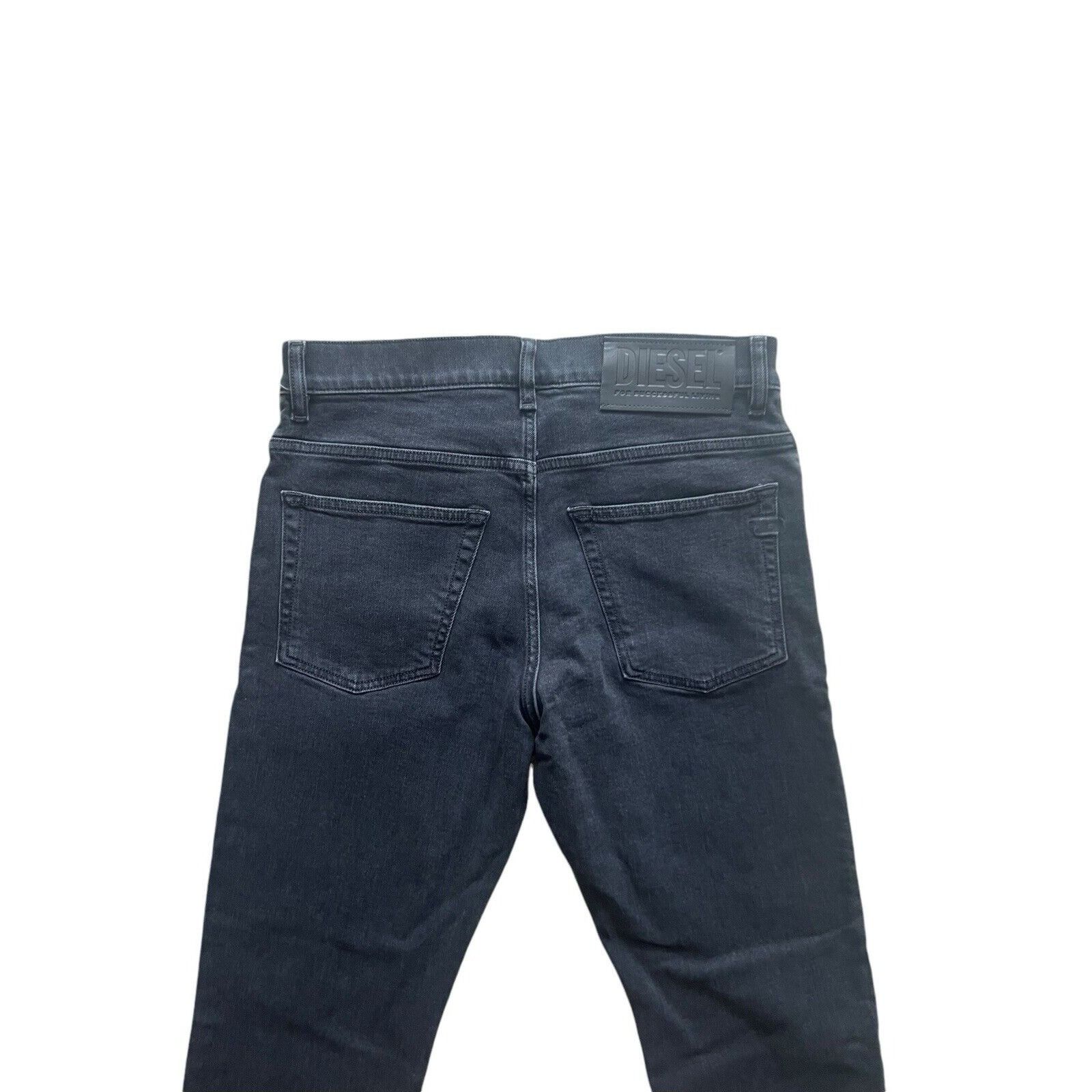 Diesel Diesel Mens D-Fining Tapered Jeans 09A14 Black Size 29/32 Size US 29 - 4 Thumbnail