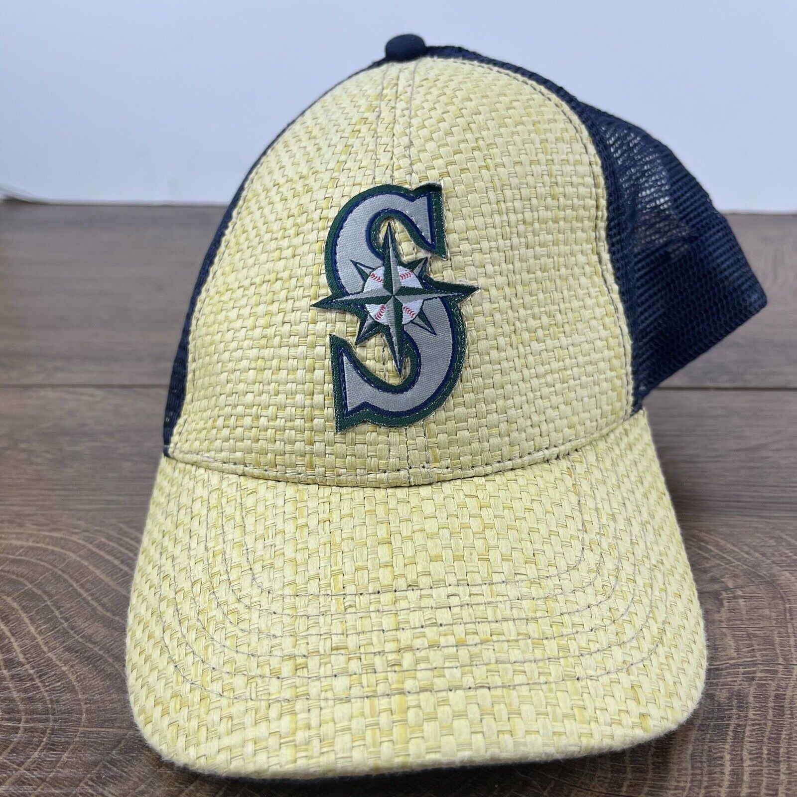 Other Seattle Mariners Snapback Hat Tan Cap Adjustable Brown Adult Size ONE SIZE - 3 Thumbnail