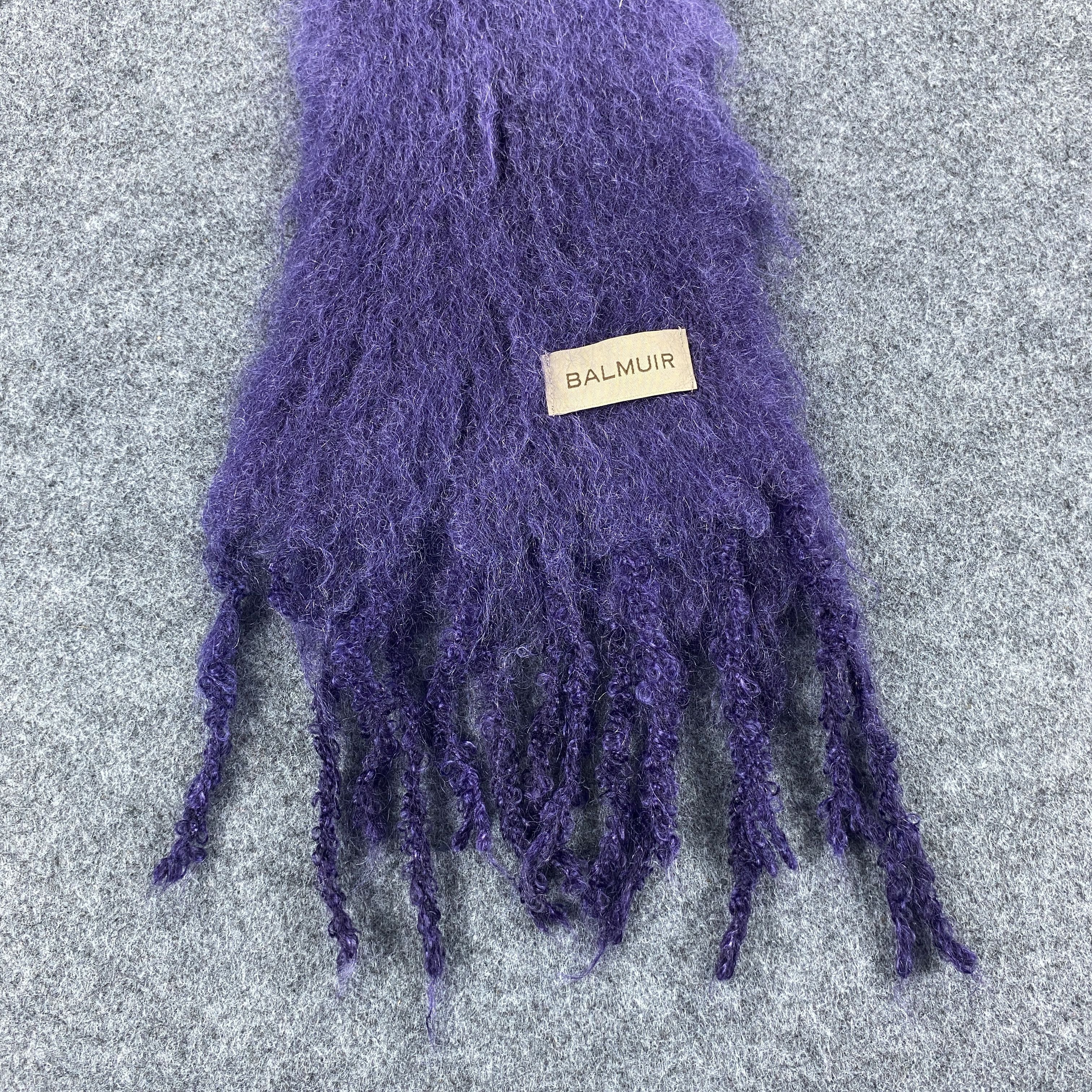 Vintage BALMUIR MOHAIR Scarf # Muffler # Neckwear # D469 Size ONE SIZE - 2 Thumbnail