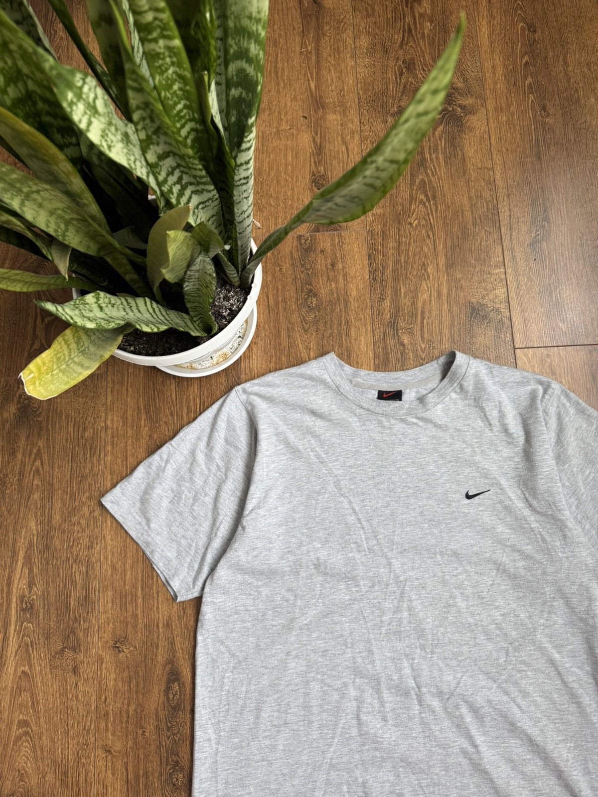 Nike VINTAGE NIKE basic grey tee t shirt Size US M / EU 48-50 / 2 - 2 Thumbnail