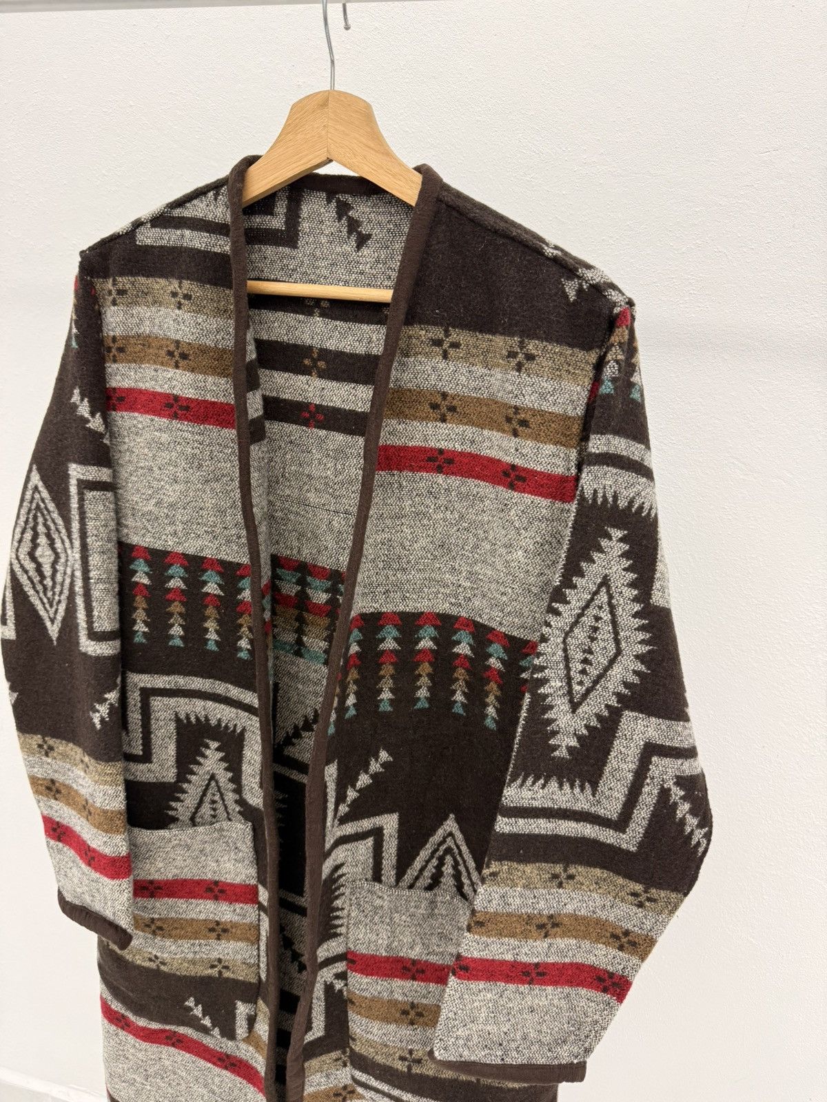 Pendleton Vintage UNBRAND American Native NAVAJO Woven Long Coat Size US L / EU 52-54 / 3 - 2 Thumbnail