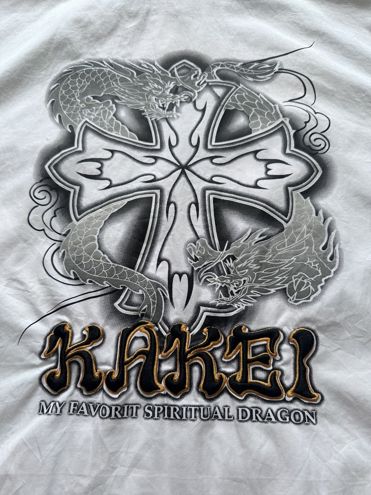 Japanese Brand × Vintage Kakei Street Dragon Logo Hoodie Shirts Size US M / EU 48-50 / 2 - 4 Thumbnail