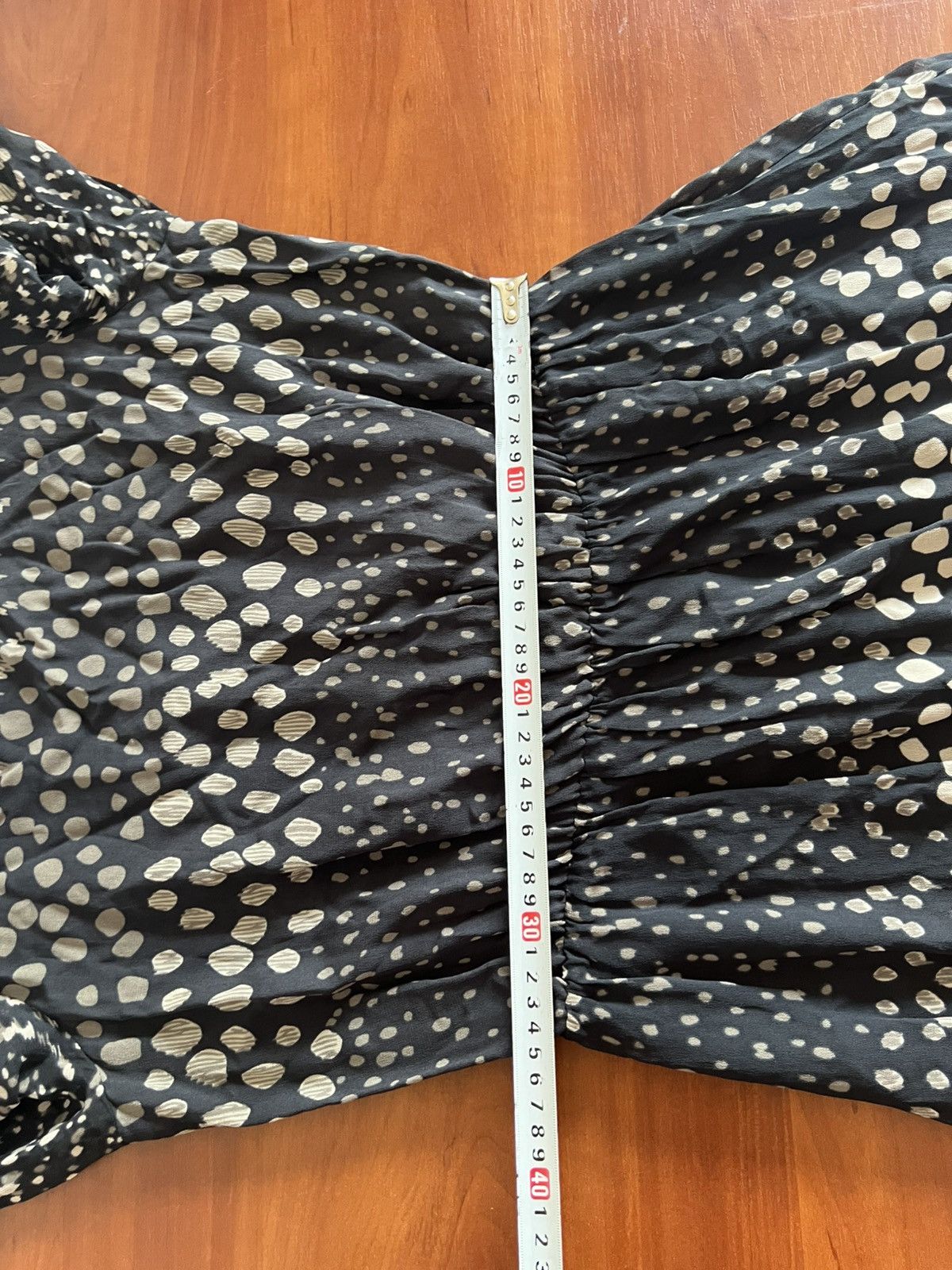 ba&sh BA&SH IANIS FLOATY POLKA DOT MINI DRESS BLACK WHITE VISCOSE Size S / US 4 / IT 40 - 14 Thumbnail