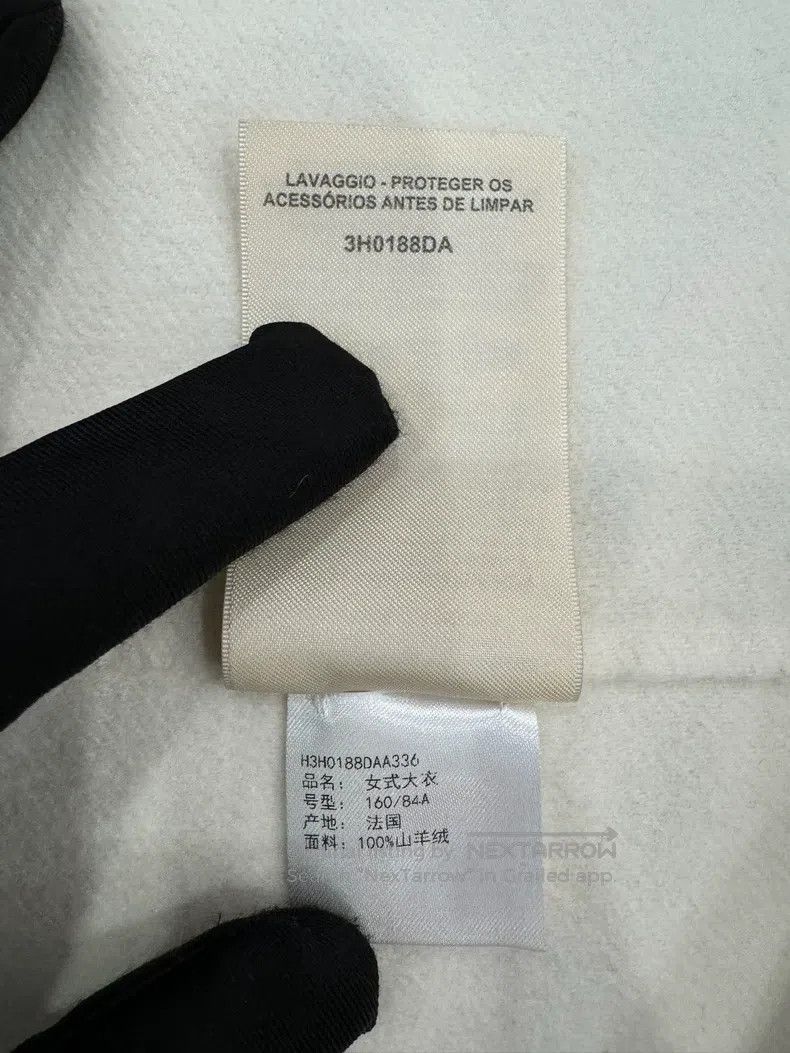 Hermes Hermes White cashmere women's coat Size XS / US 0-2 / IT 36-38 - 8 Thumbnail