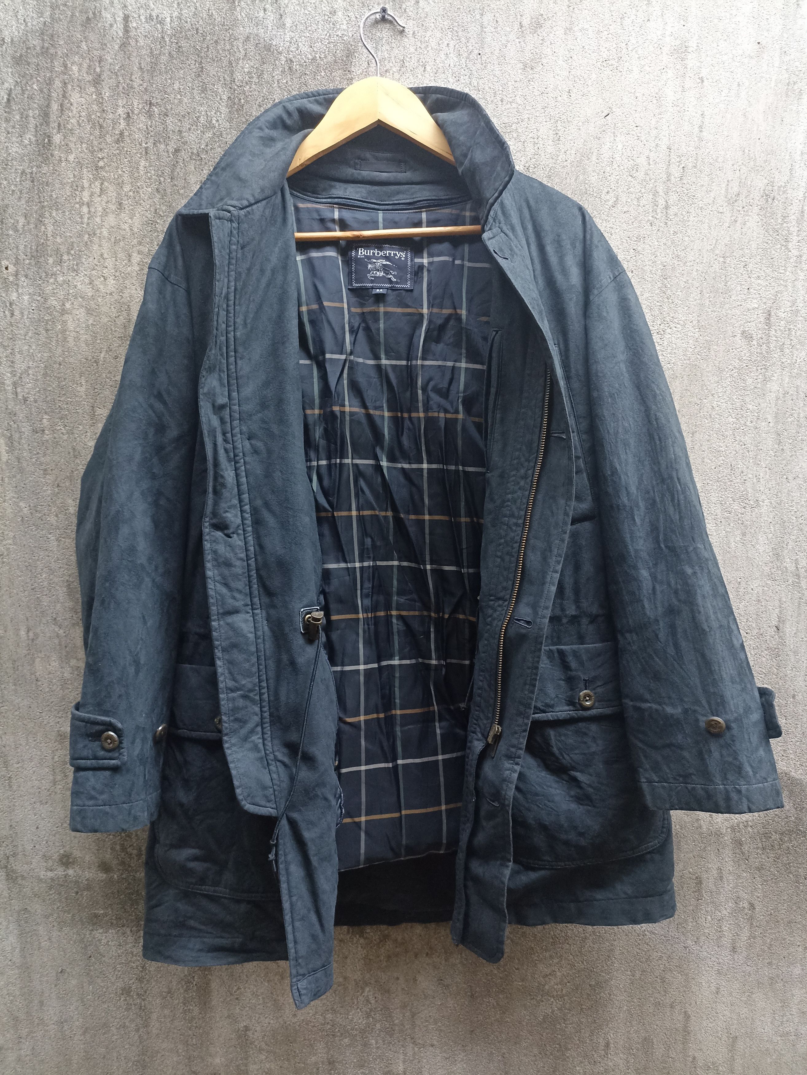 Vintage Burberrys jacket suede