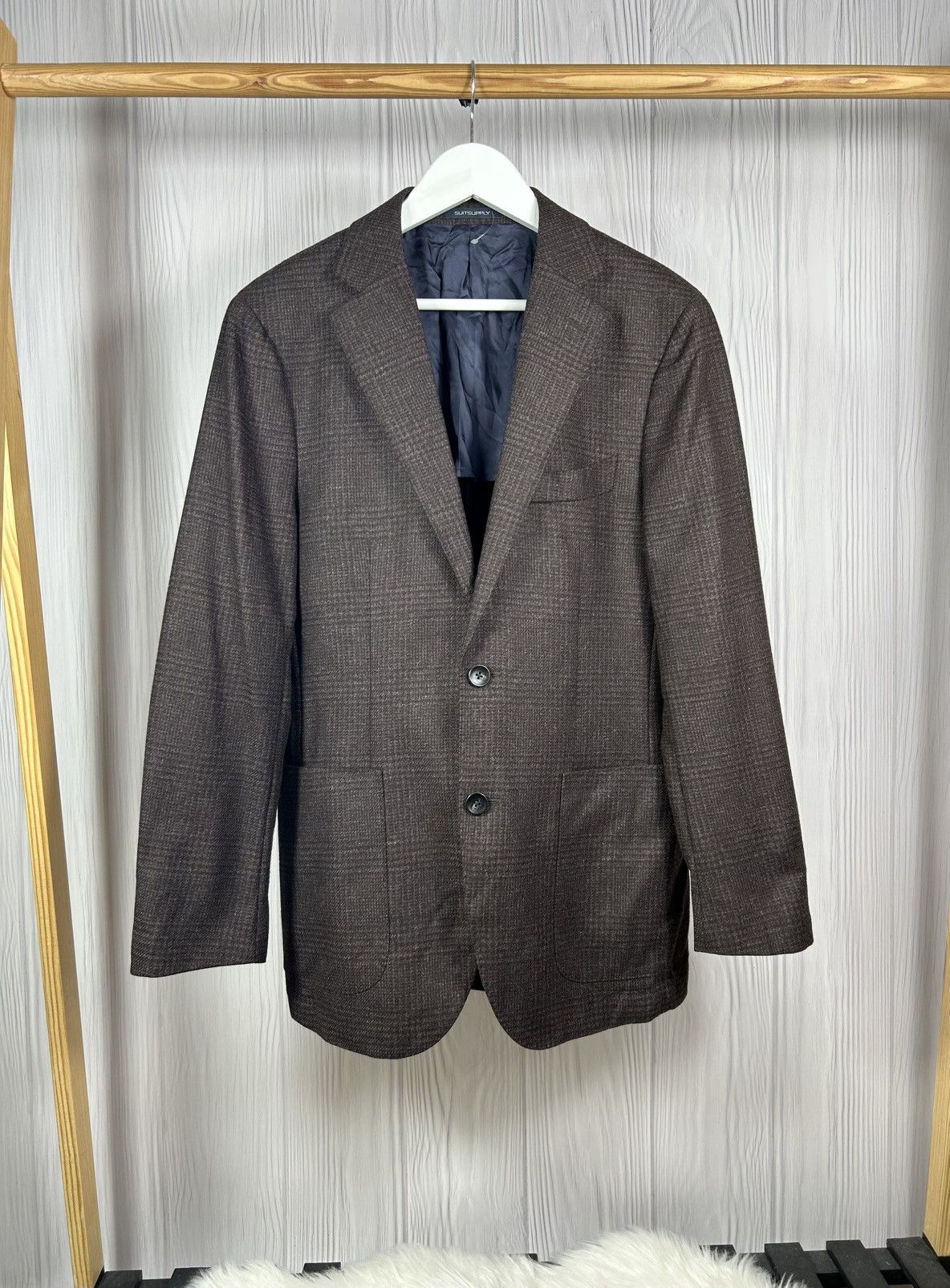 Suitsupply Suitsupply Havana Patch HL Slim Wool Blazer Jacket Size 48 Size 48S - 1 Thumbnail