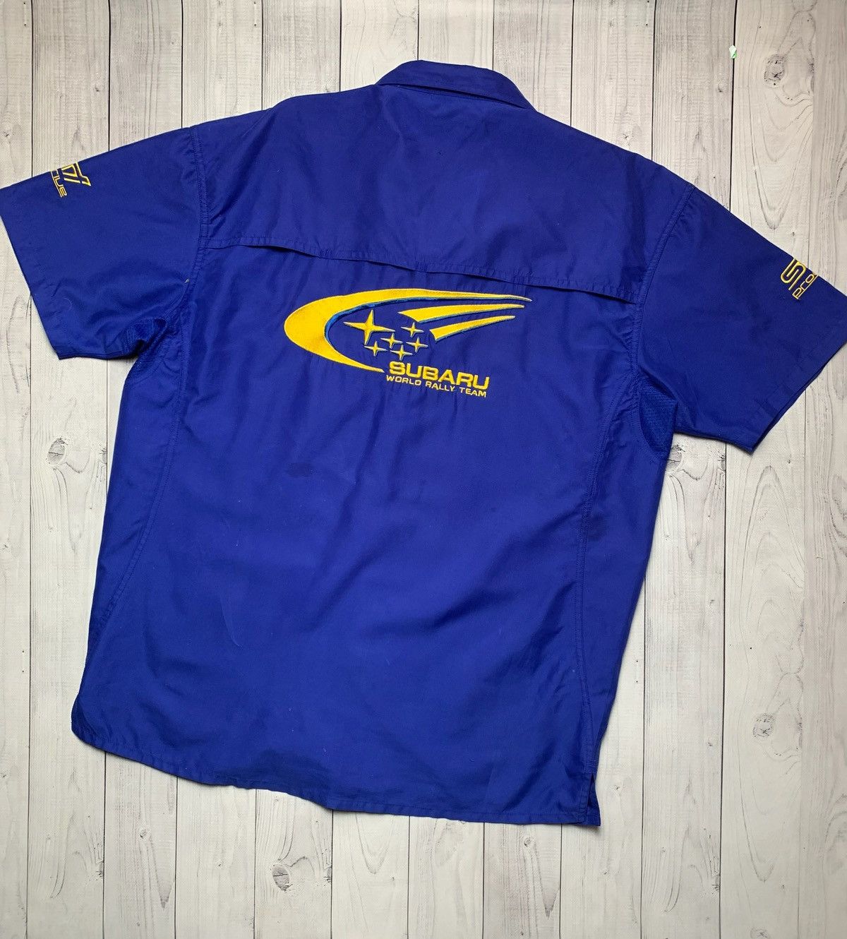 Vintage Vintage Subaru racing shirt size XL blue logo Size US XL / EU 56 / 4 - 2 Thumbnail