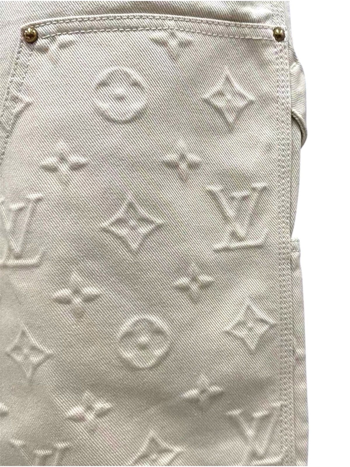 Louis Vuitton Louis Vuitton 32 Skate Denim Jeans Monogram Beige Size US 32 / EU 48 - 4 Thumbnail