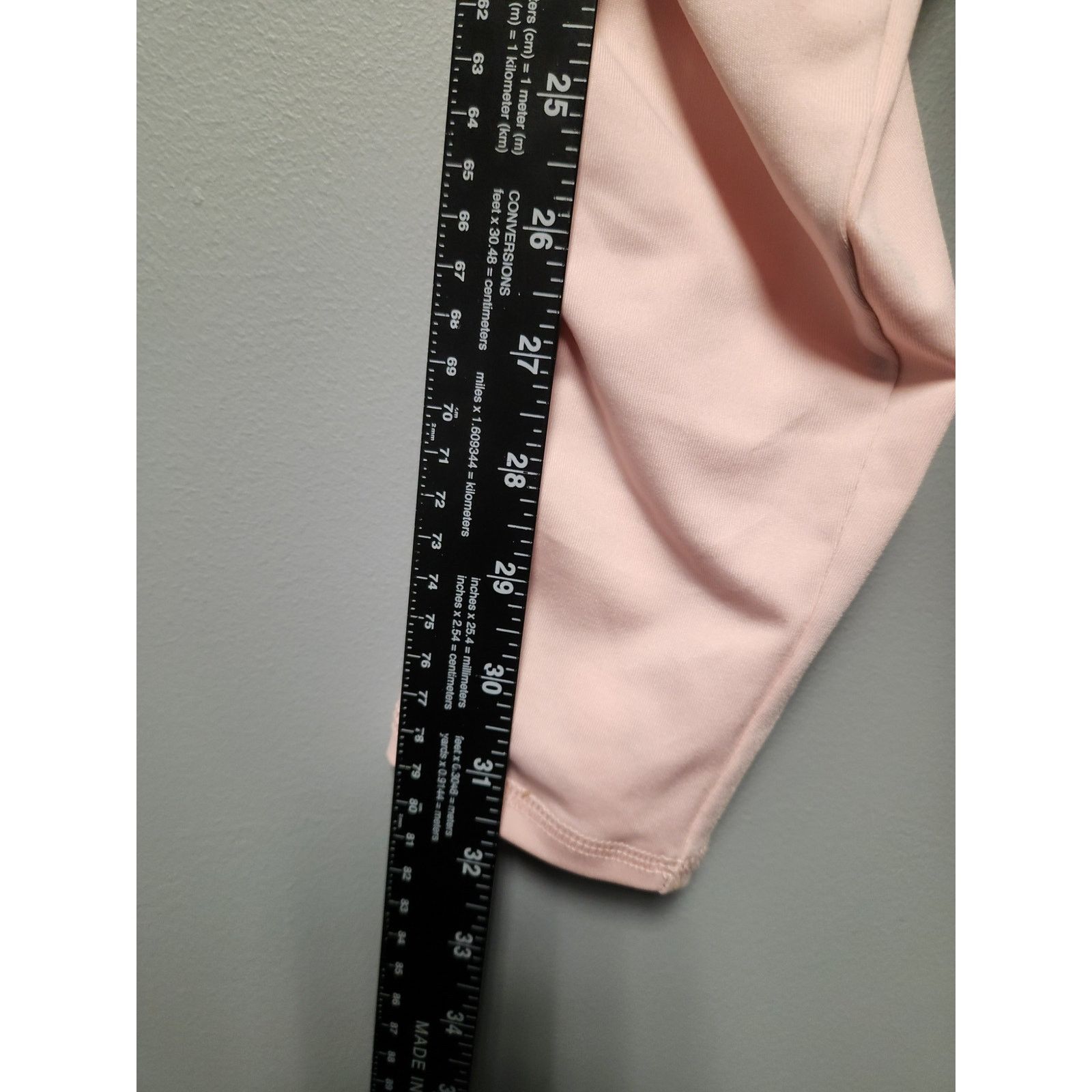 Abercrombie & Fitch Abercrombie Kids Leggings Girl's 13/14 NWOT Black Pink Size 36" / US 14 / IT 50 - 8 Thumbnail