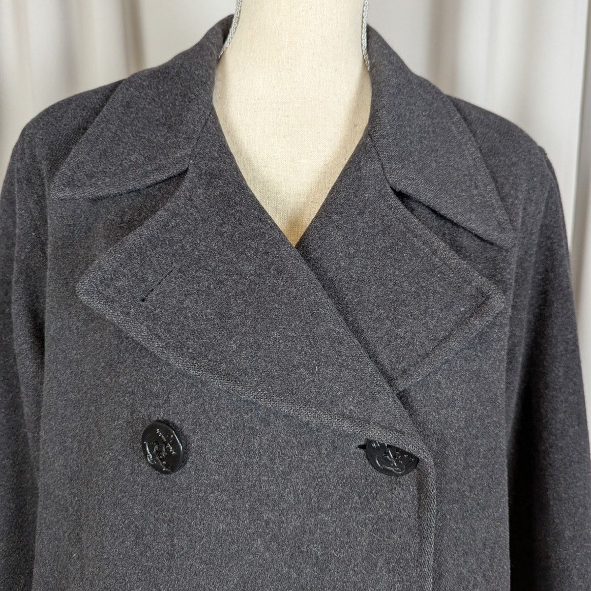Other J. Percy Double Breasted Peacoat Gray Size 10 Size L / US 10 / IT 46 - 13 Thumbnail