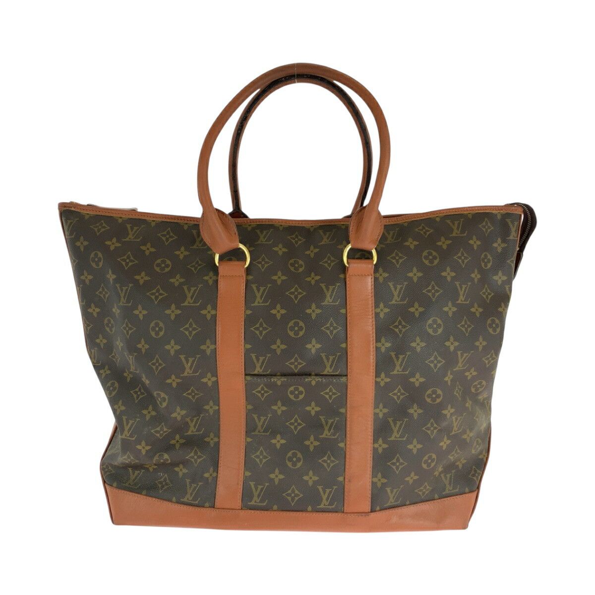 Louis Vuitton Louis Vuitton Monogram Sac Weekend Gm Tote Bag M42420 Canvas Tote Bag M42420 in Brown, Women's