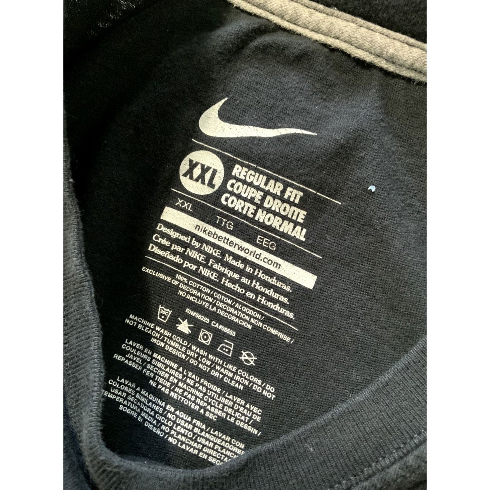Nike Nike The Evil Dunk Lightning Strike Skeleton Basketball Graphic T-Shirt XXL Men Black Crew Neck Shirt Size US XXL / EU 58 / 5 - 4 Thumbnail