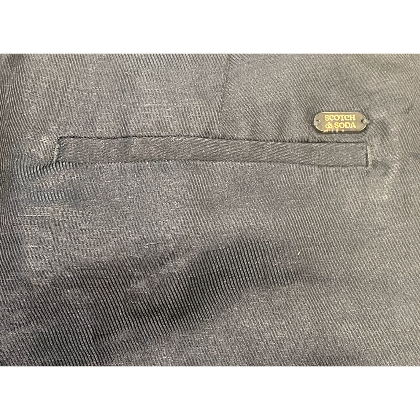 Scotch & Soda Scotch and Soda Edie Wide Leg Navy Trousers Size 26 Size 26" / US 2 / IT 38 - 7 Thumbnail