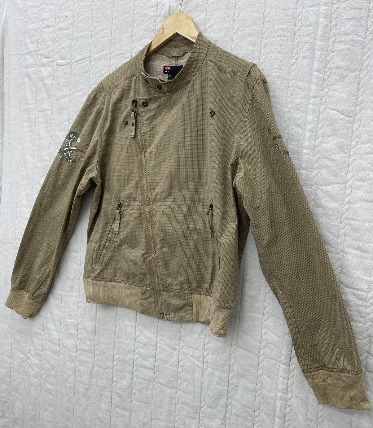Diesel × Japanese Brand (S) DIESEL HUMMINGBIRD N-81 ZIPPER JACKET Size US L / EU 52-54 / 3 - 3 Thumbnail