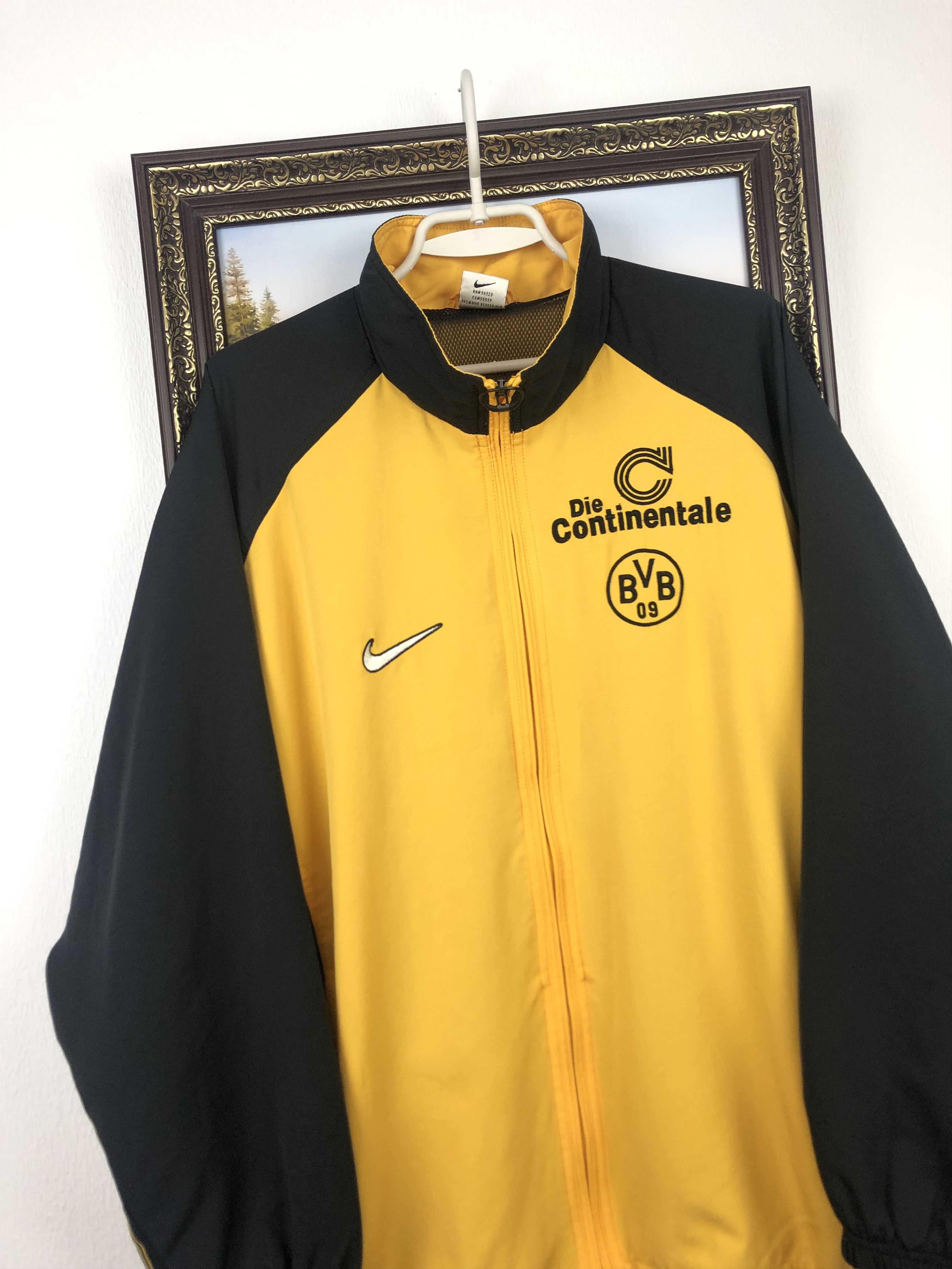 Nike × Vintage Vintage Nike Borussia Dortmund Football Jacket Soccer Track Size US M / EU 48-50 / 2 - 3 Thumbnail
