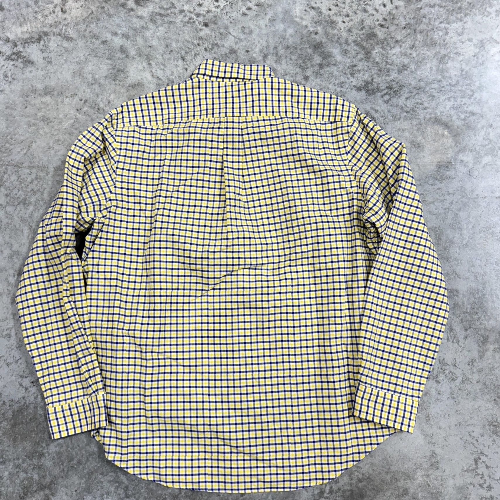Ralph Lauren Ralph Lauren Shirt Mens XL Yellow Blue Check Button Down Long Sleeve Casual Size US XL / EU 56 / 4 - 5 Thumbnail