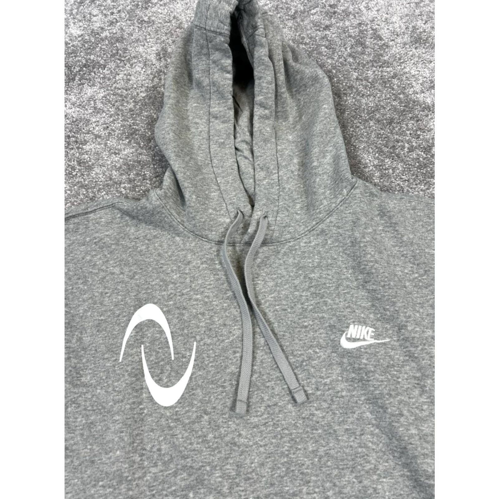 Nike Nike Hoodie Mens Large Gray Pullover Fleece Size US L / EU 52-54 / 3 - 2 Thumbnail