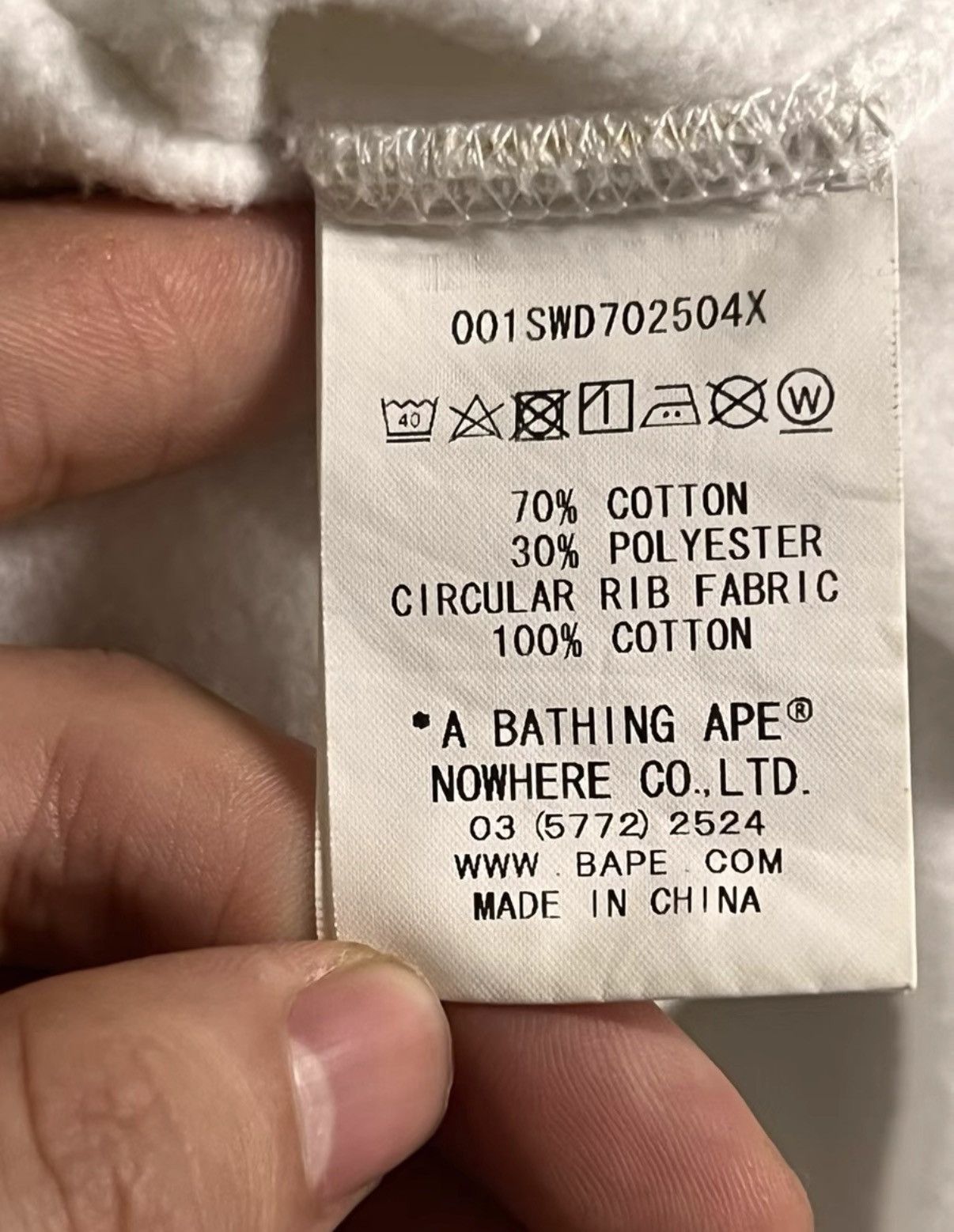 Bape BAPE OG Nigo era long sleeve hoodie Size US M / EU 48-50 / 2 - 6 Thumbnail