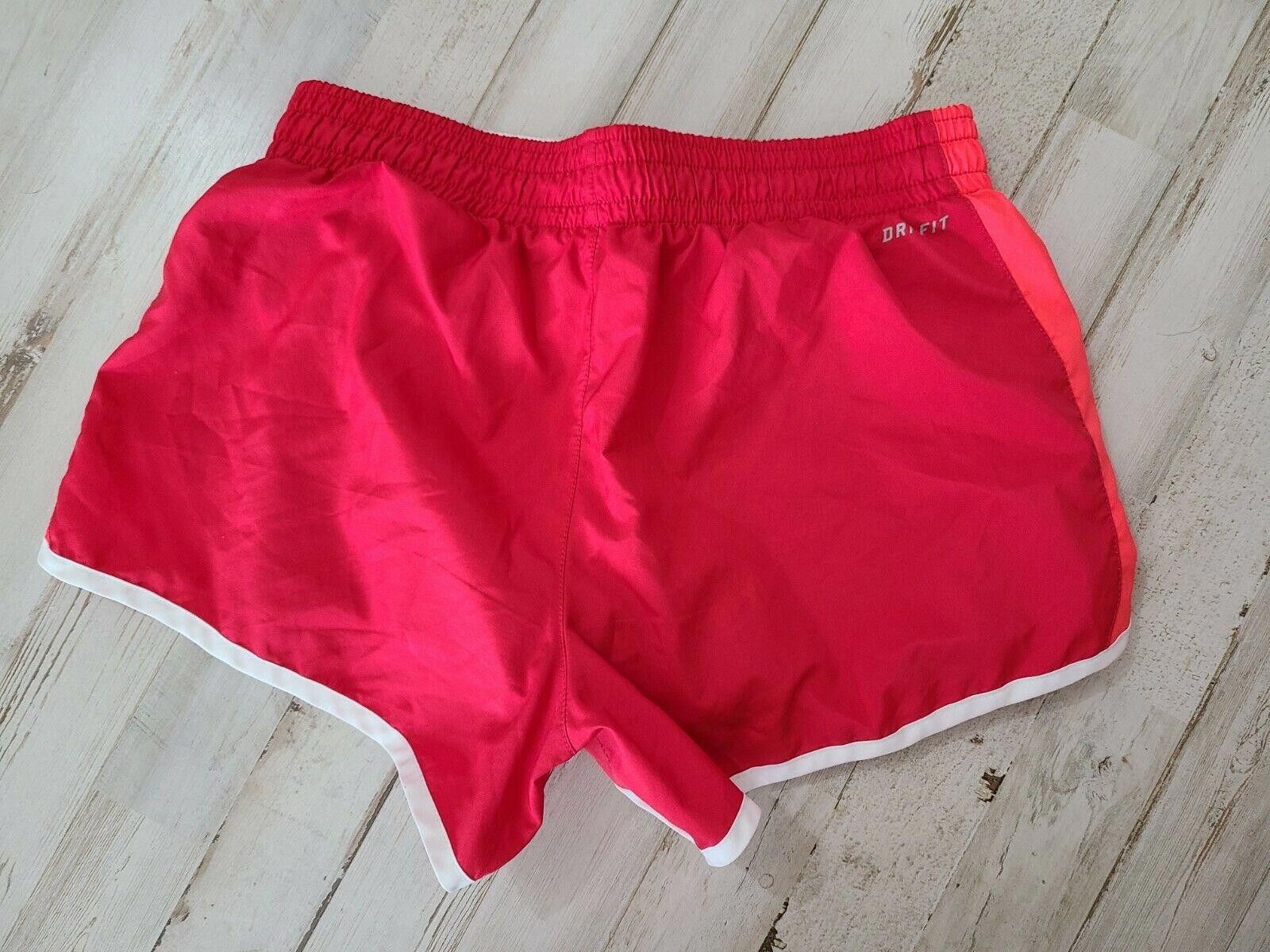 Nike Nike Dri Fit Shorts Extra Small Red Pink Loose Fit Running Size 26" / US 2 / IT 38 - 2 Thumbnail
