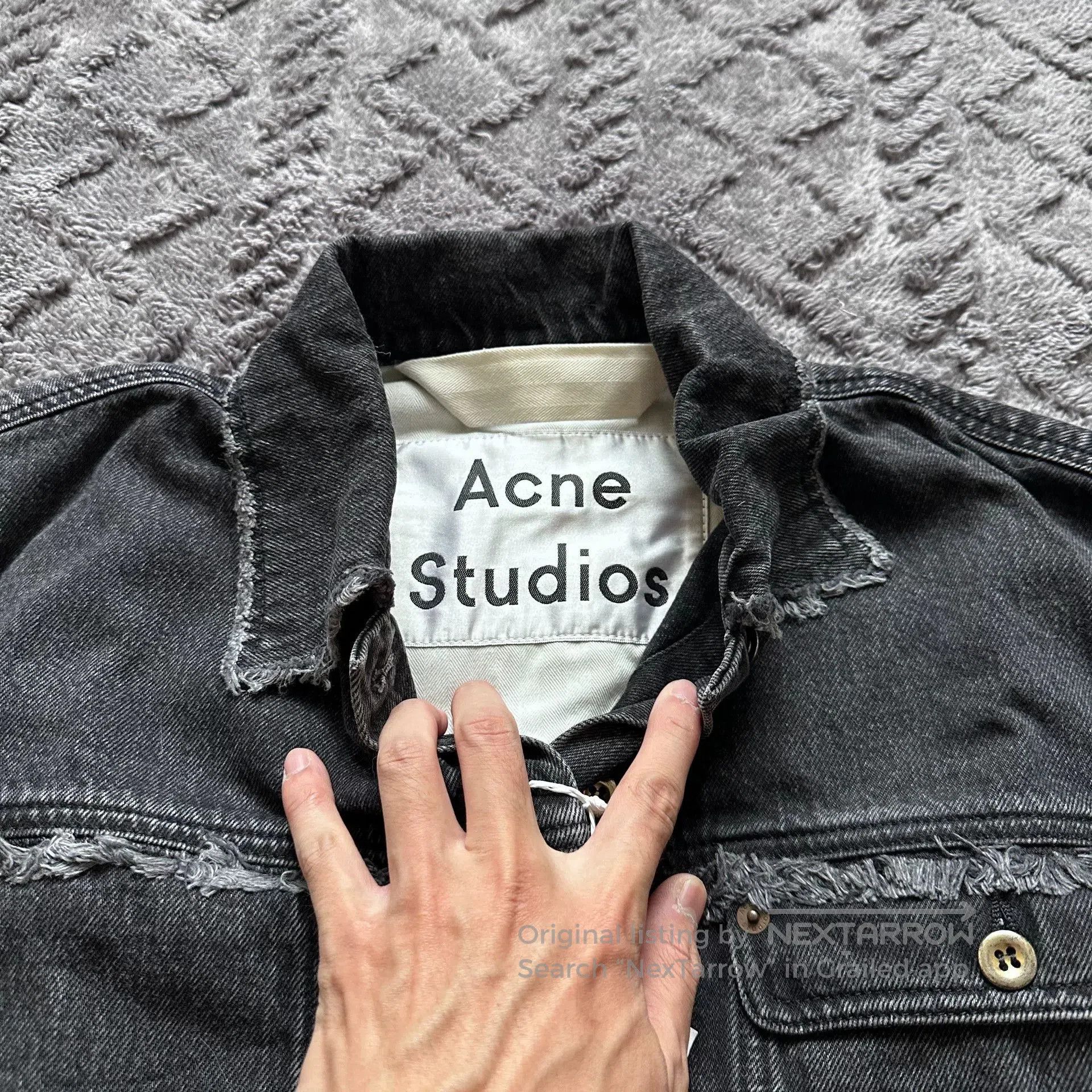 Acne Studios Acne Studios Deconstructed Denim Jacket. Size XL / US 12-14 / IT 48-50 - 4 Thumbnail