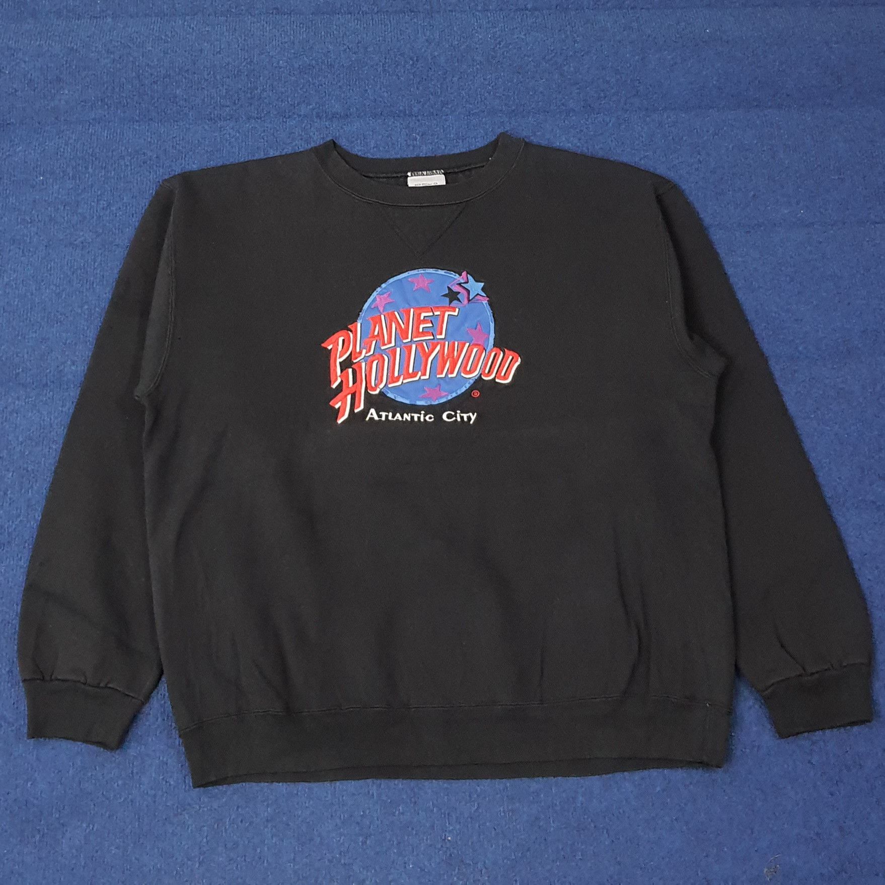 Planet Hollywood Vintage Planet Hollywood Atlantic City Sweatshirt C260N7 Size US L / EU 52-54 / 3 - 1 Thumbnail