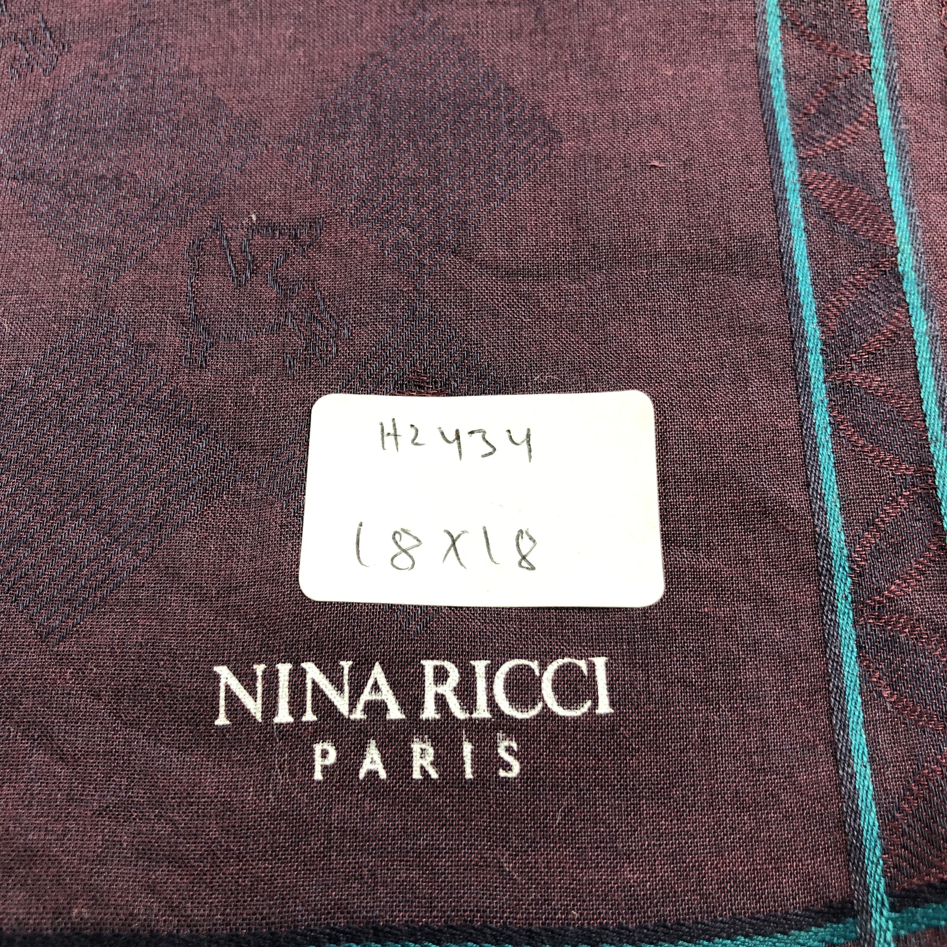 Nina Ricci Nina Ricci Handkerchief Neckerchief Bandana H2434 Size ONE SIZE - 5 Thumbnail