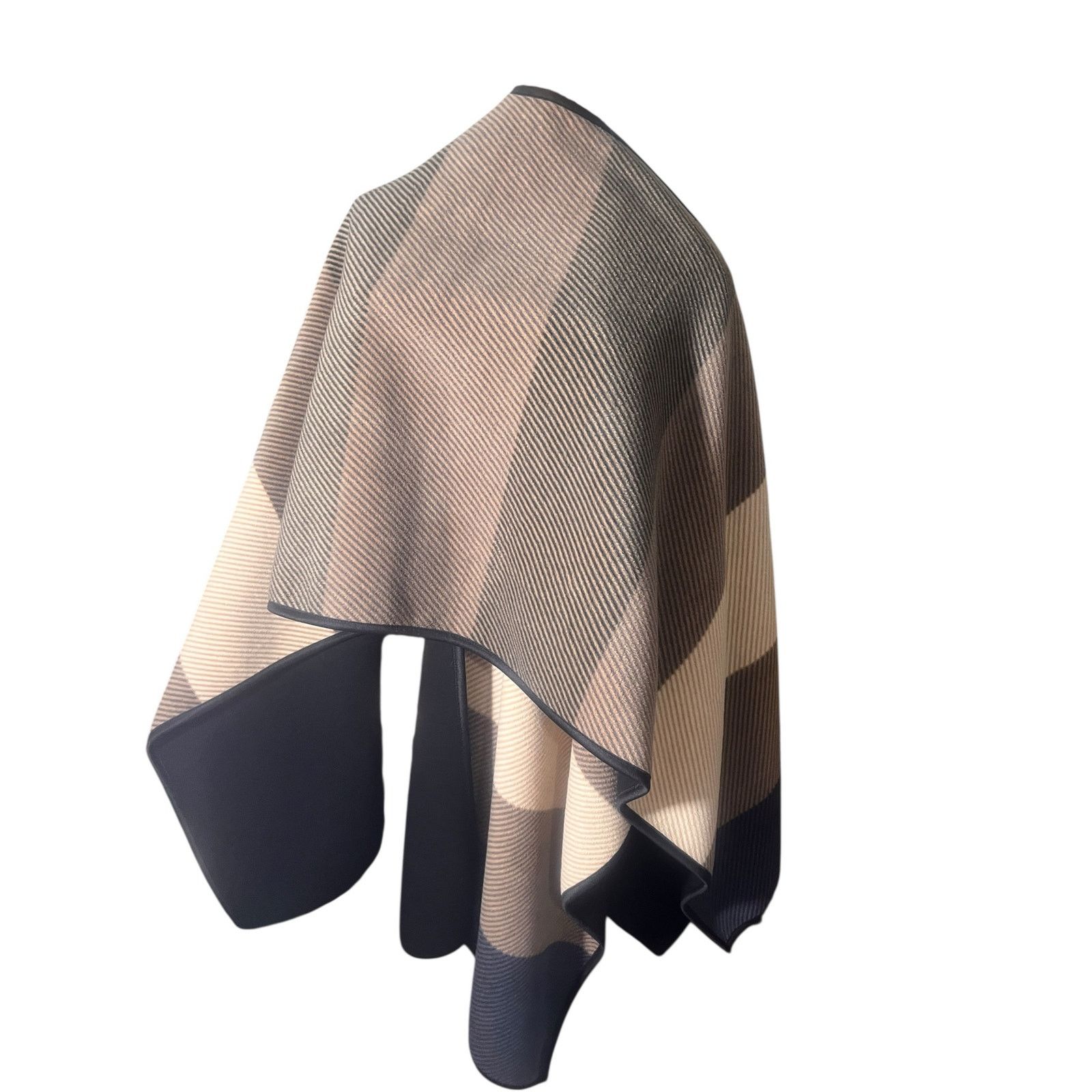 Ike Behar Ike Behar Multicolor Wrap Poncho Cape One Size Fits Most Size ONE SIZE - 4 Thumbnail