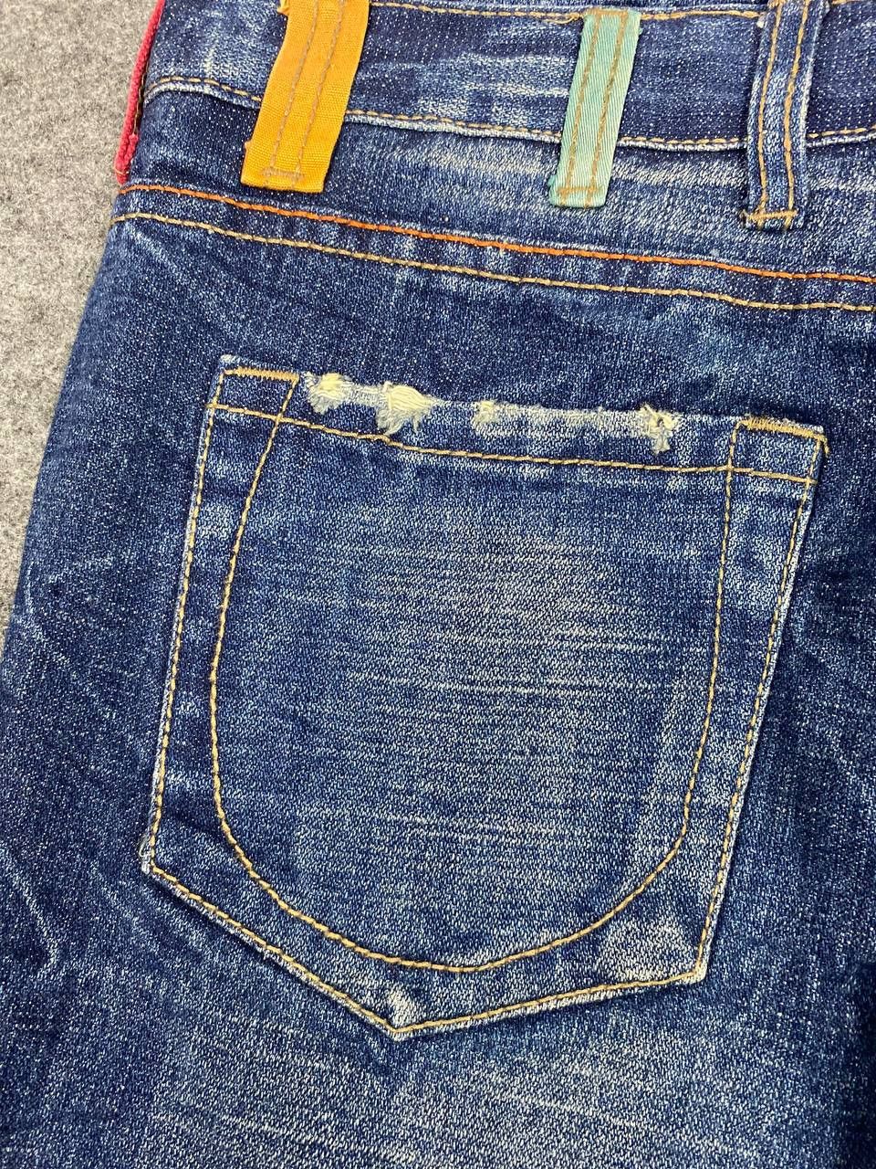 Japanese Brand vintage japanese brands double waist denim nice design Size US 32 / EU 48 - 4 Thumbnail