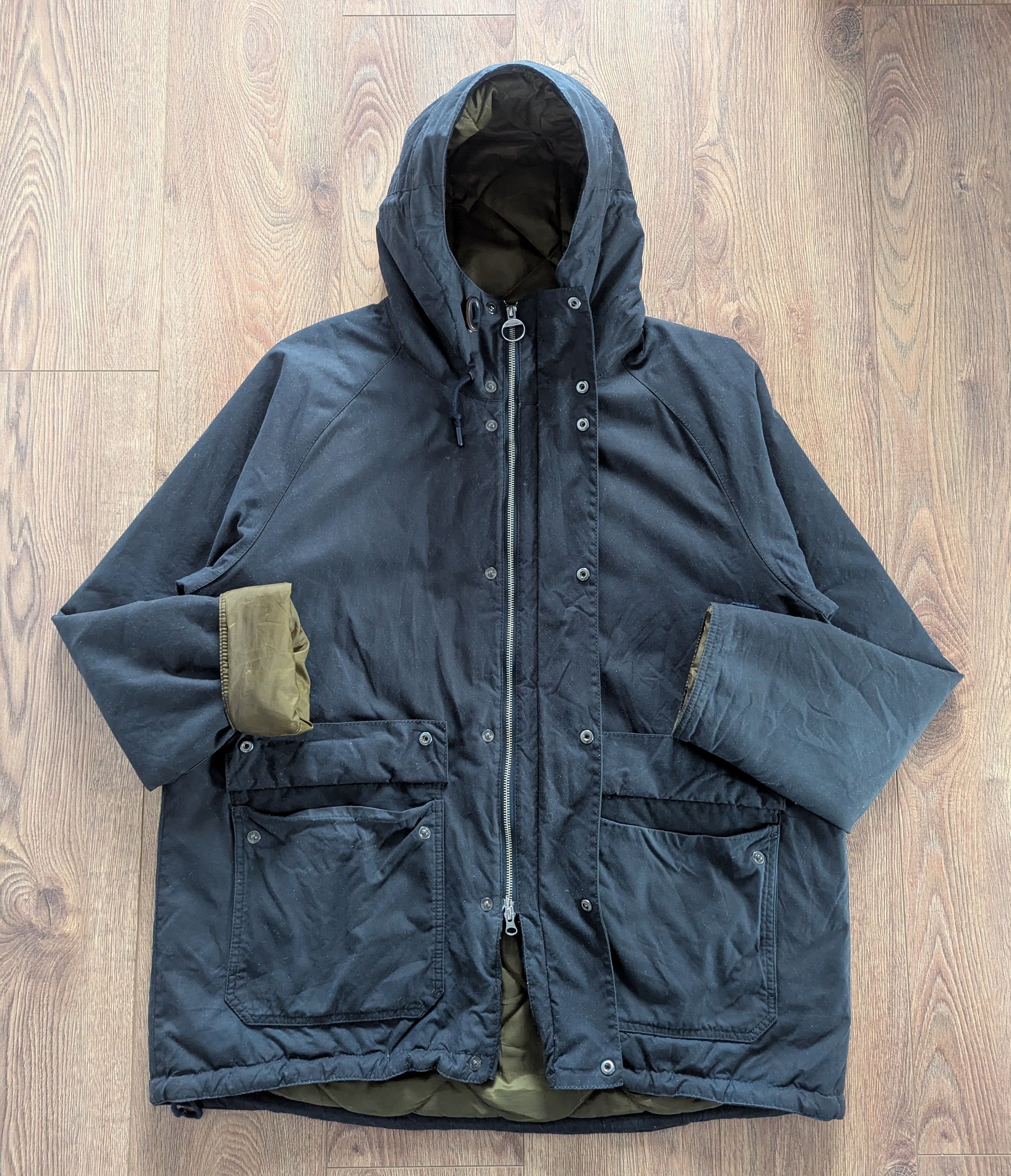 Barbour Barbour Rockfield Wax Hooded Jacket Size XXL Waxed Cotton Size US XXL / EU 58 / 5 - 9 Thumbnail