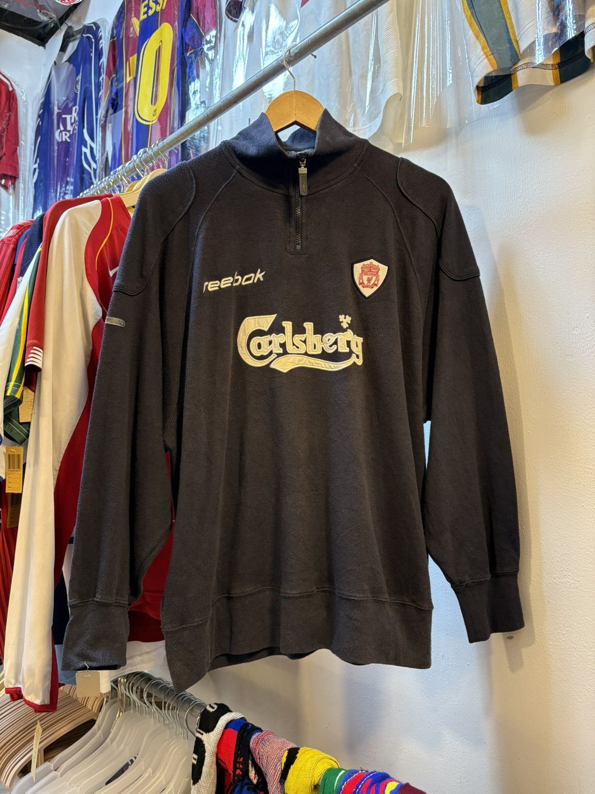 Reebok Vintage 90s Liverpool FC Sweatshirt Size US M / EU 48-50 / 2 - 1 Thumbnail