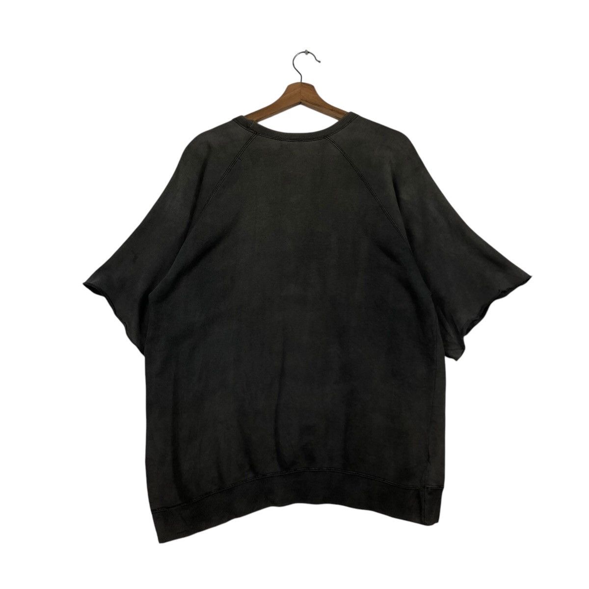 Japanese Brand Distressed Bulldog Emblem Short Sleeve Sweatshirt Rare Fade Size US M / EU 48-50 / 2 - 9 Thumbnail