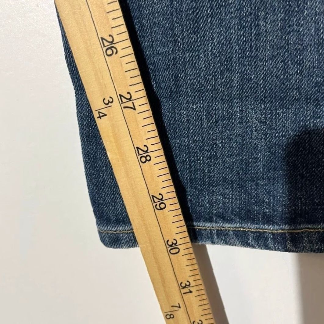 7 For All Mankind 7 For All Mankind Josefina Jeans Blue Distressed Size 27 Boyfriend Slim 5-Pocket Denim Cotton Blend Women Size 27" / US 4 / IT 40 - 6 Thumbnail