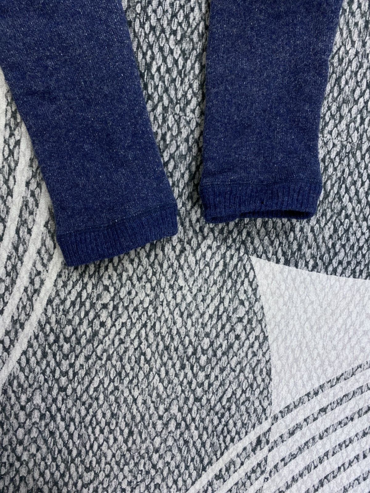 Eternal Vtg Eternal Navy Turtle Neck Fullzip Knit Sweater Size US S / EU 44-46 / 1 - 8 Thumbnail