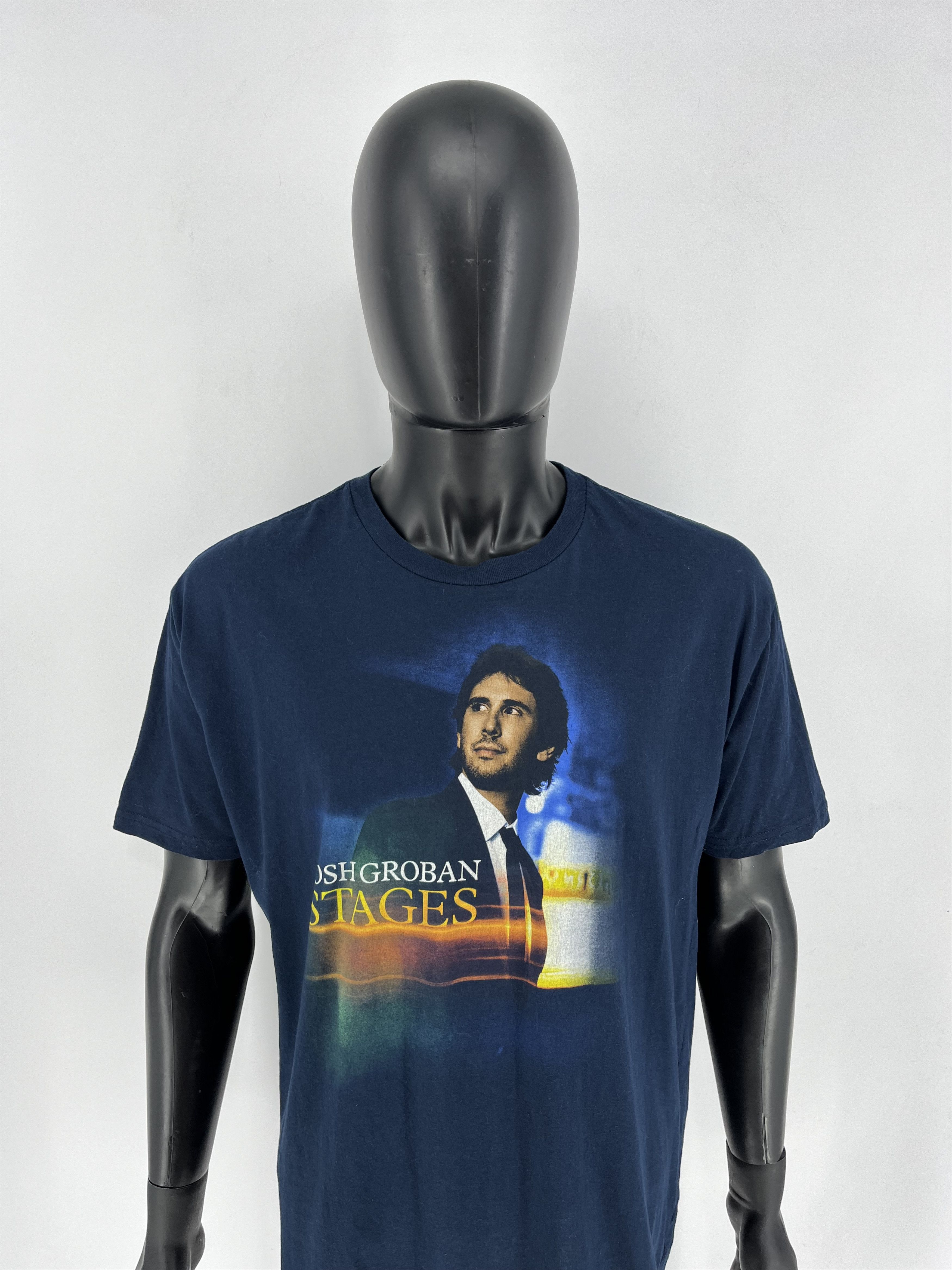 Band Tees × Vintage Josh Groban Stages Tour Concert Promo Shirt Rock Band Tee Size US L / EU 52-54 / 3 - 5 Thumbnail