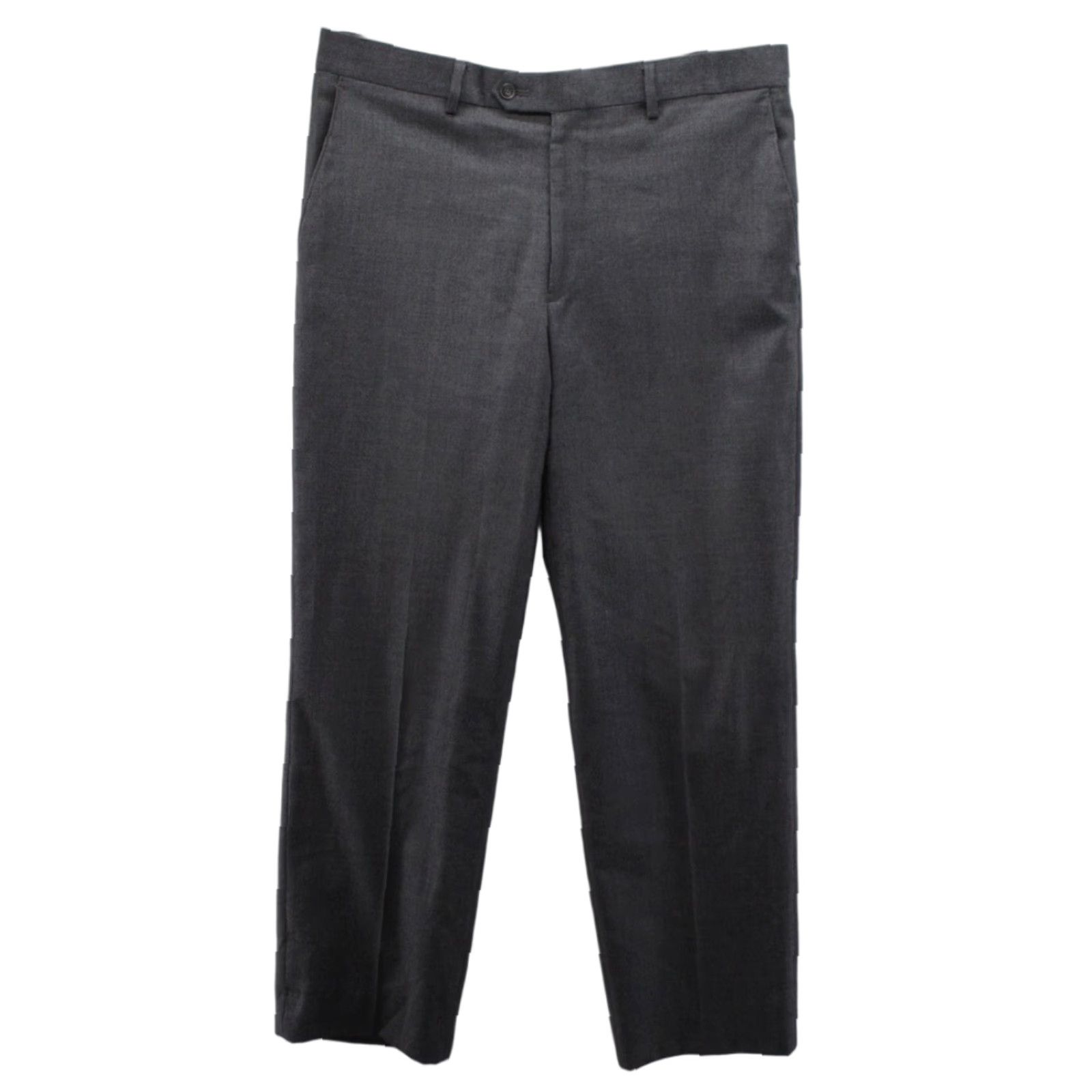 Jos. A. Bank VINTAGE Jos A Bank 1905 Dress Pants Mens 36X29 Gray Wool Blend Flat Front Stylish Preppy Size US 36 / EU 52 - 1 Thumbnail