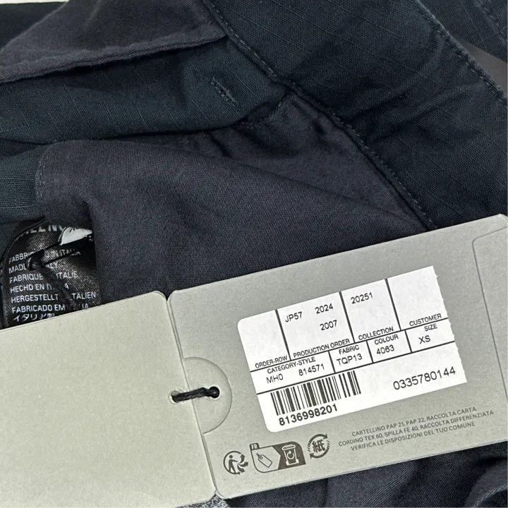 Balenciaga Balenciaga SS25 Black Cargo Trousers Men 0079-2507 Size US 26 / EU 42 - 3 Thumbnail