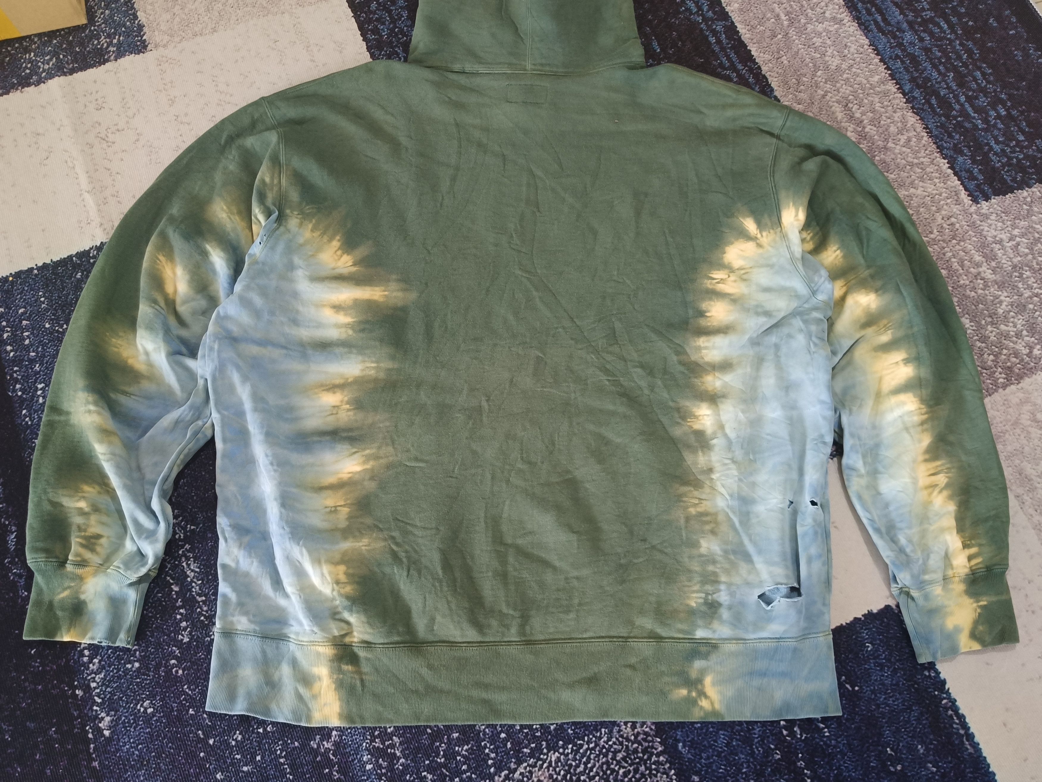 Supreme Supreme bleached distressed hooded sweatshirt Size US XXL / EU 58 / 5 - 7 Thumbnail