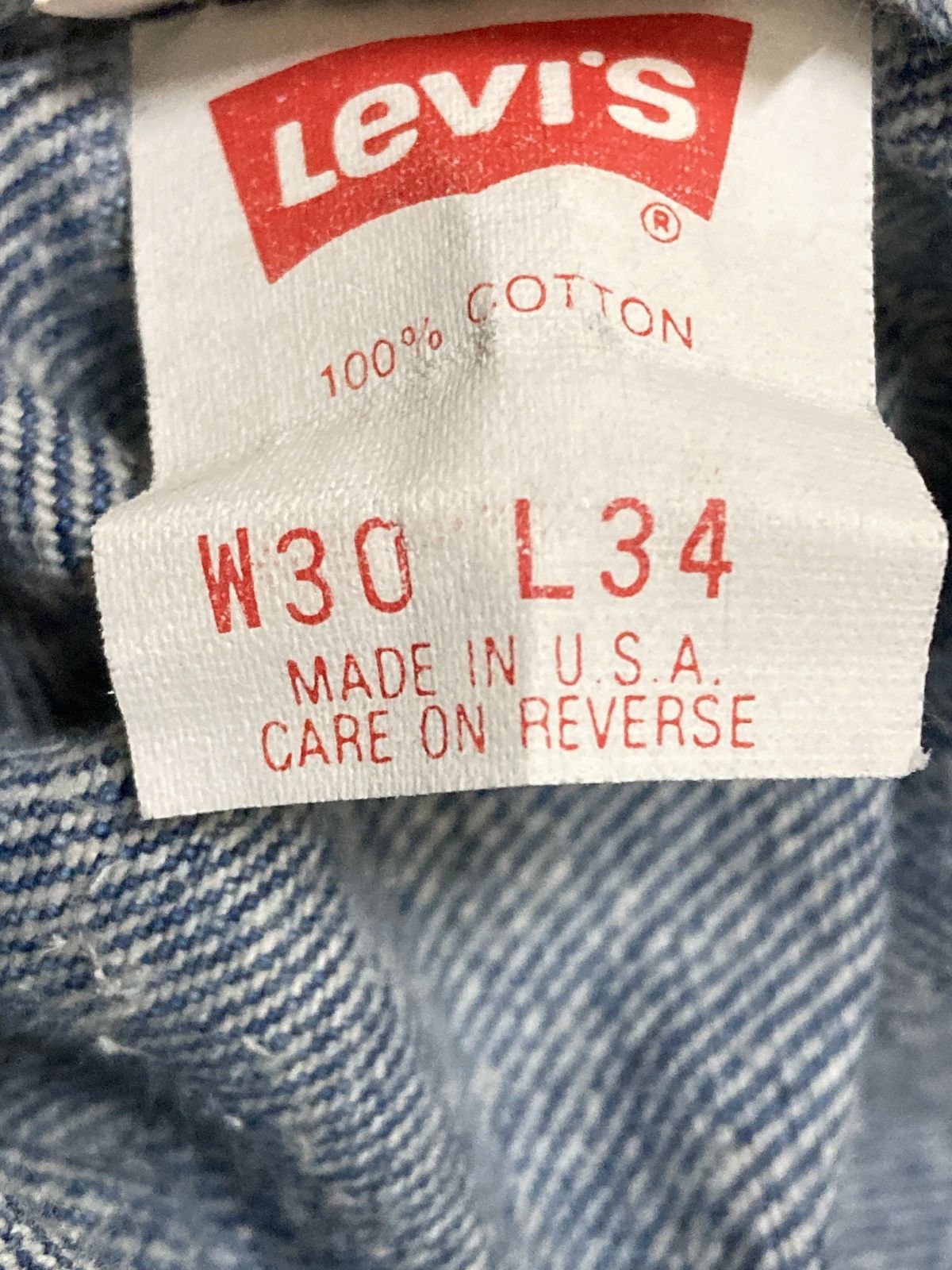 Levi's Vintage 90’s Levis 501 xx jeans Made in USA for Men Size US 30 / EU 46 - 5 Thumbnail